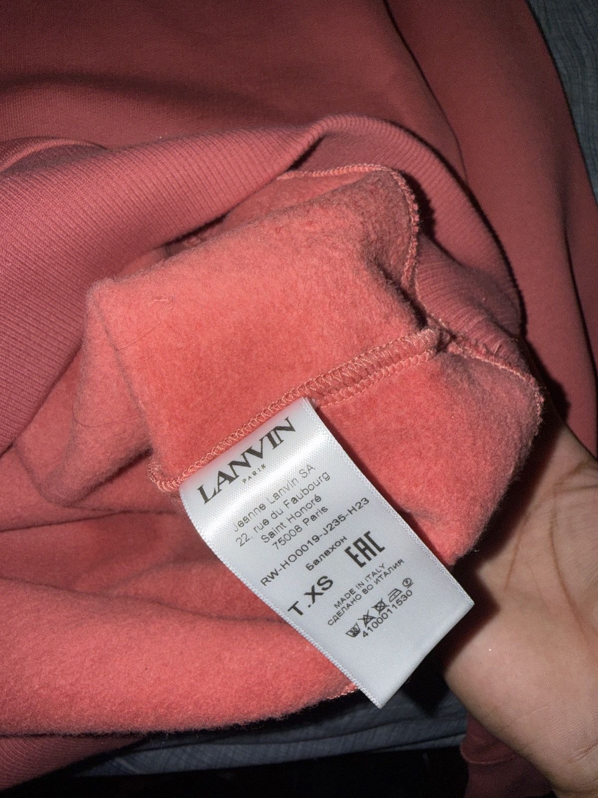 Lanvin Lavin Floral Oversized Hoodie Size US L / EU 52-54 / 3 - 2 Thumbnail
