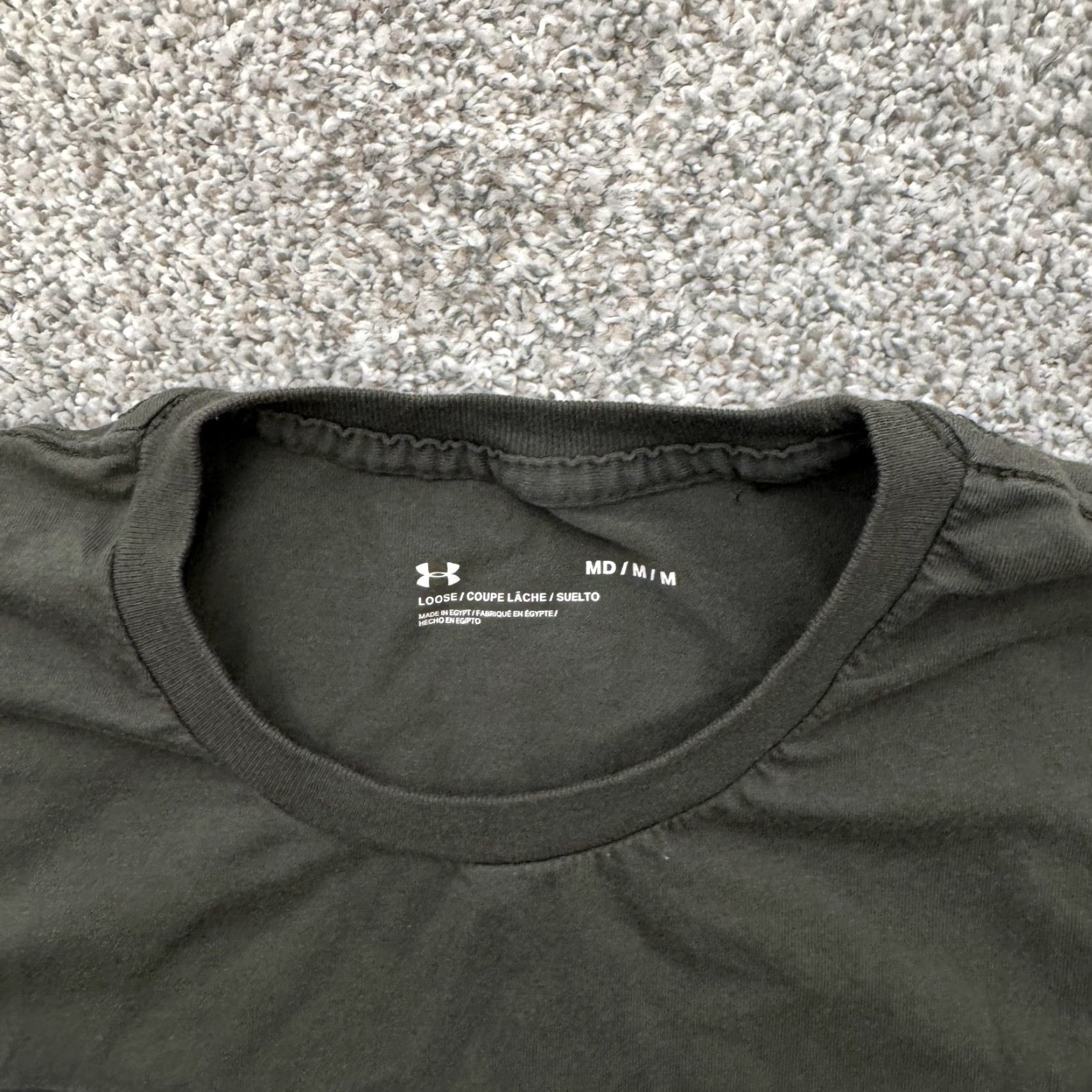 Under Armour Under Armour Shirt Mens Medium Black Multicolor Graphic Tee 1370731 T-Shirt Graphic Print Crew Neck Short Sleeve Relaxed Fit Cotton Polyester Size US M / EU 48-50 / 2 - 4 Thumbnail