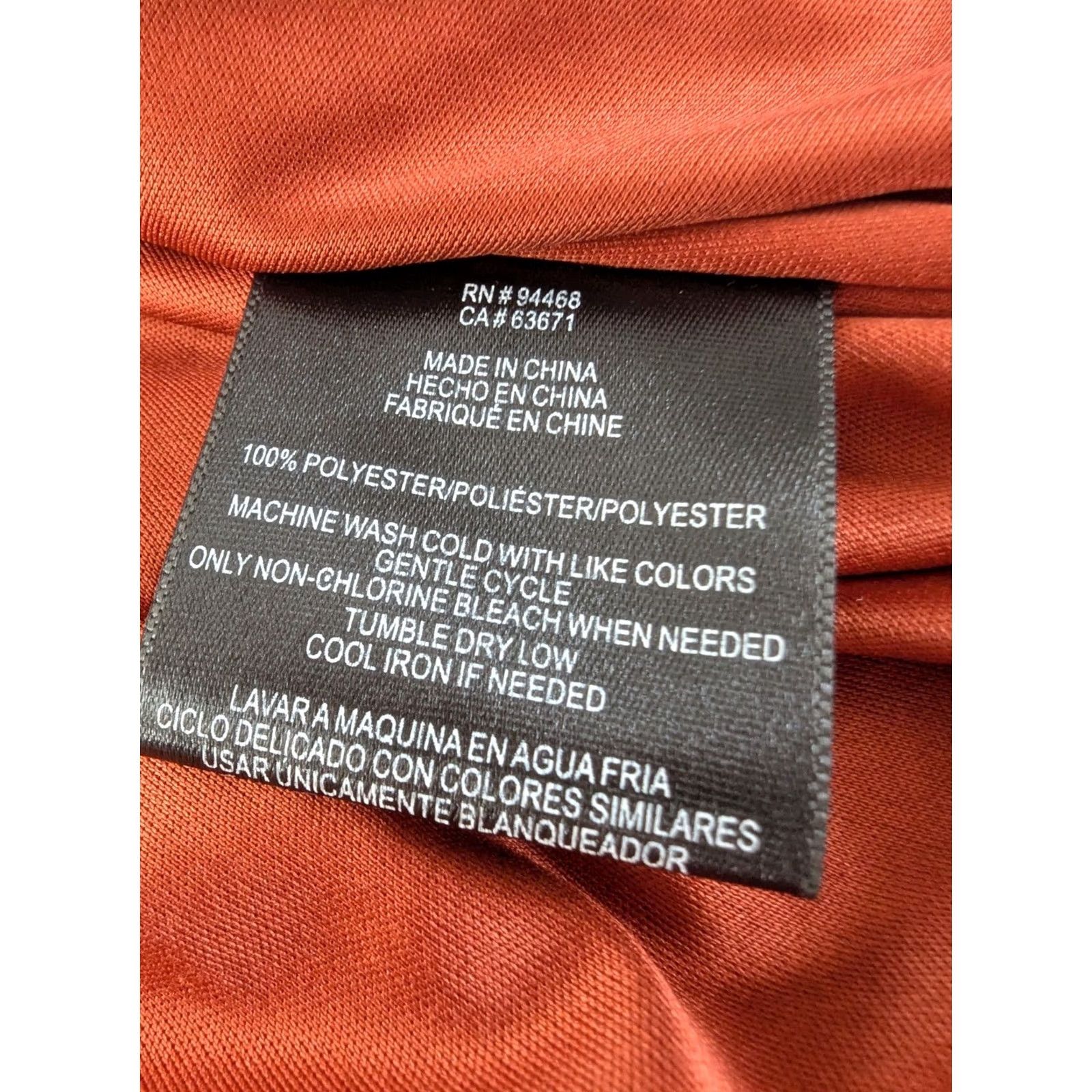 Bcbgmaxazria BCBGMAXAZRIA Blouse Short Sleeve Woman size M Orange Ruffle Peasant Paris Burnt Orange Size M / US 6-8 / IT 42-44 - 7 Thumbnail