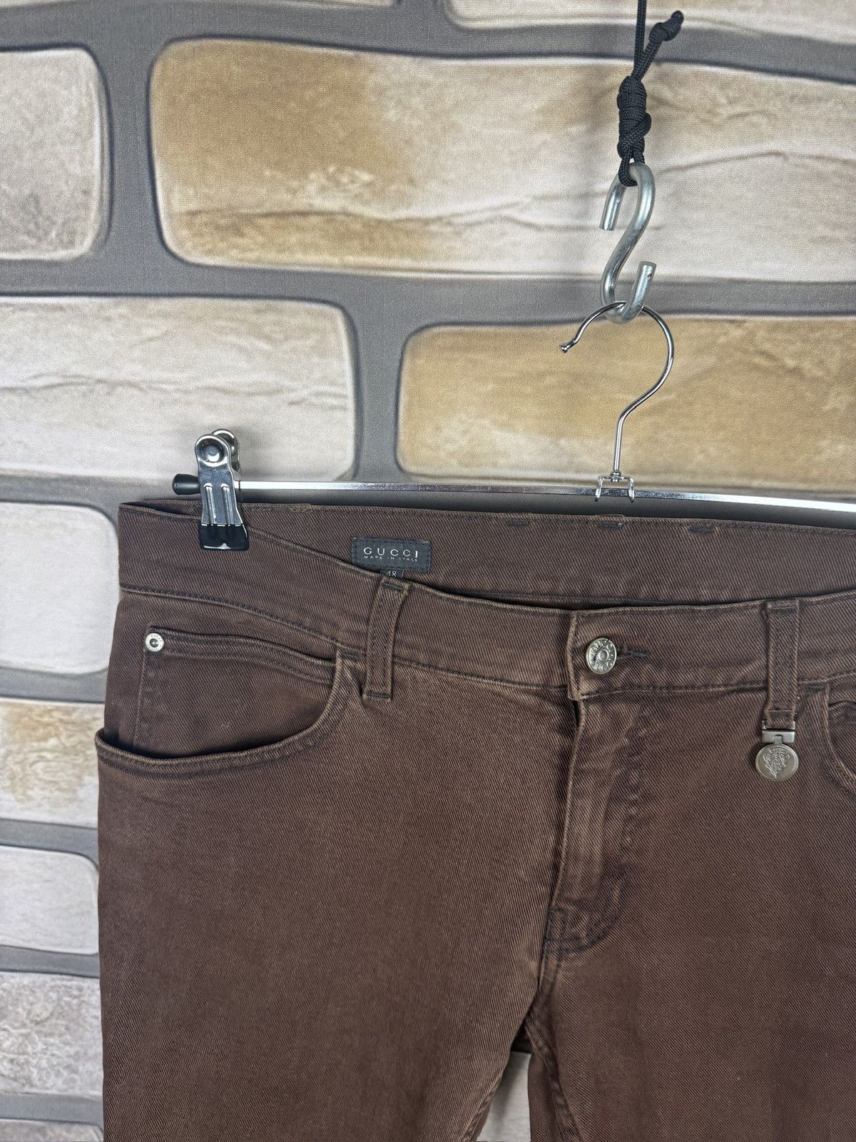 Gucci Very rare gucci chino denim pants Size US 32 / EU 48 - 4 Thumbnail
