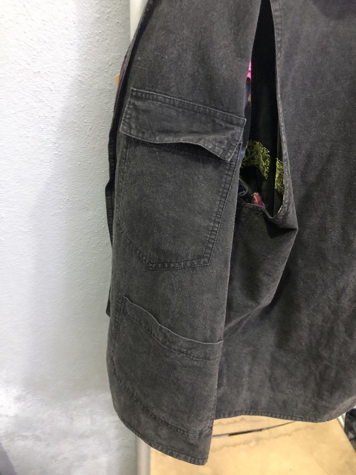 Japanese Brand El Rodeo Japan Patchwork Artisan Vest Black Faded Boho Craft Size US S / EU 44-46 / 1 - 9 Thumbnail