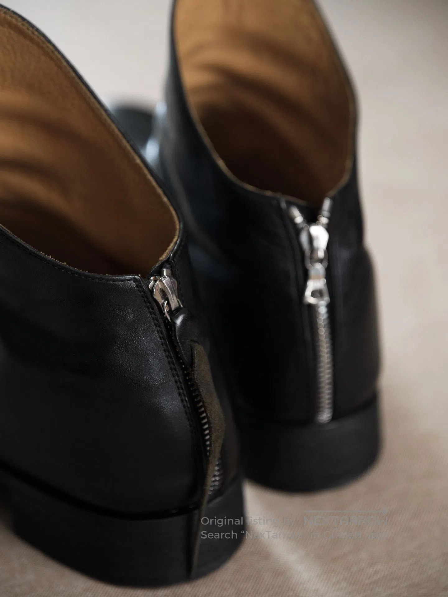 Ma+ M.A+ Maurizio Amadei Cross Zipper Horse Leather Shoes. Size US 10 / EU 43 - 7 Thumbnail