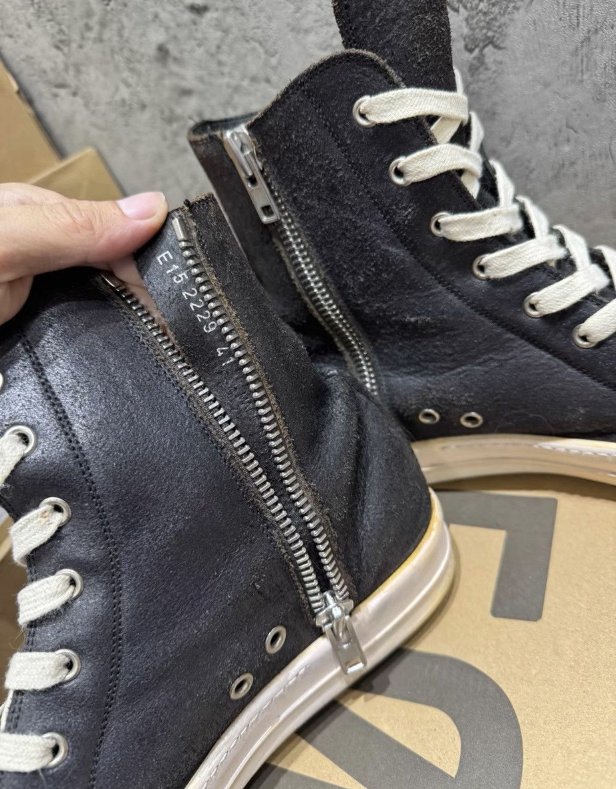 Rick Owens Rick Owens Main Line Ramones K37 Size US 8 / EU 41 - 8 Thumbnail