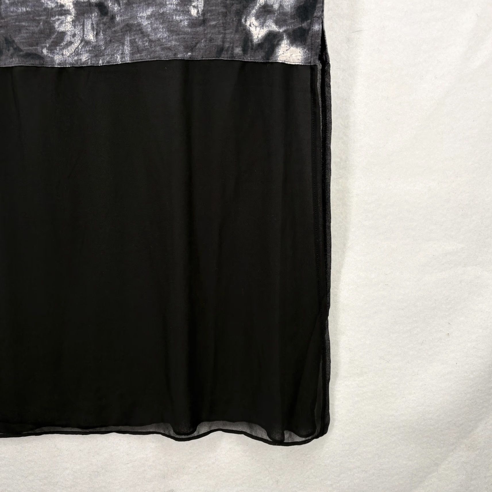 Express Express Dress XS Black Gray Strapless Maxi Tie Dye Sheer Hem Boho NWT Women’s Maxi Dress Size XS / US 0-2 / IT 36-38 - 3 Thumbnail