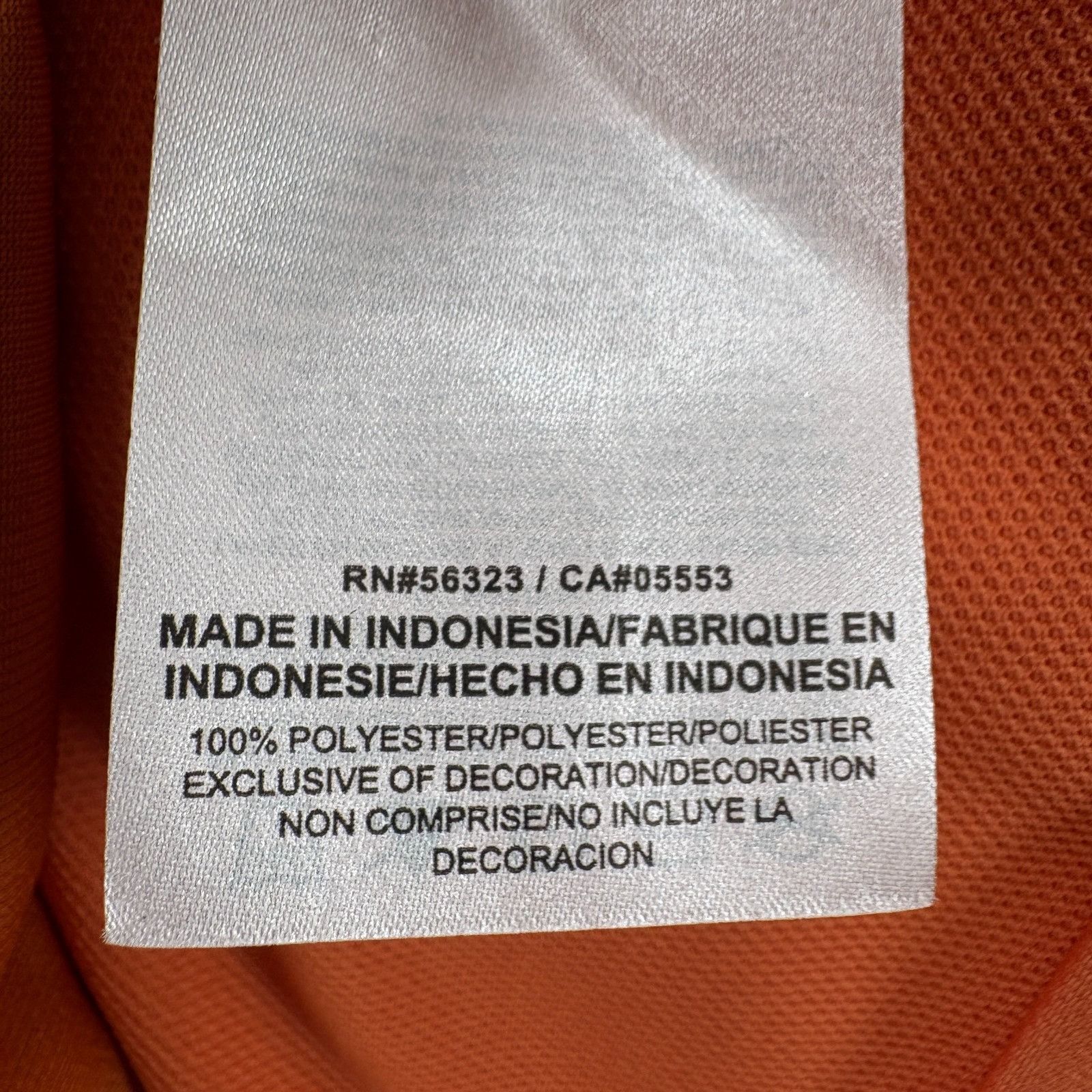Nike Nike Dri Fit Texas Longhorns Polo Mens XL Orange NCAA Golf S Size US XL / EU 56 / 4 - 8 Thumbnail