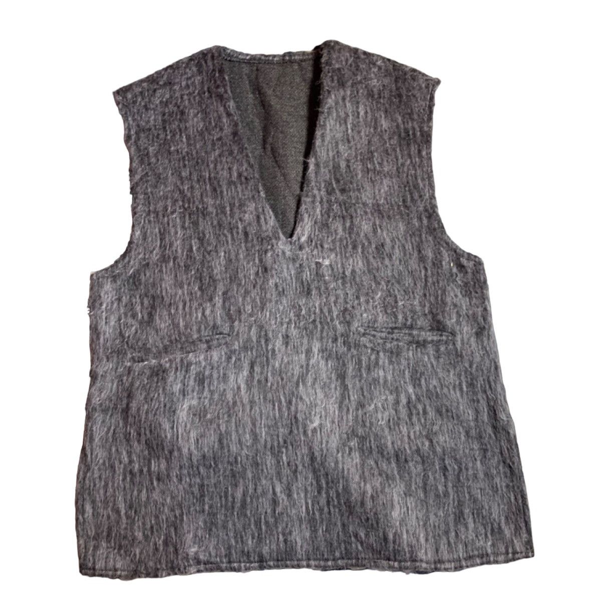 Y2K KOBE LETTUCE CASHMERE VEST RARE DESIGN