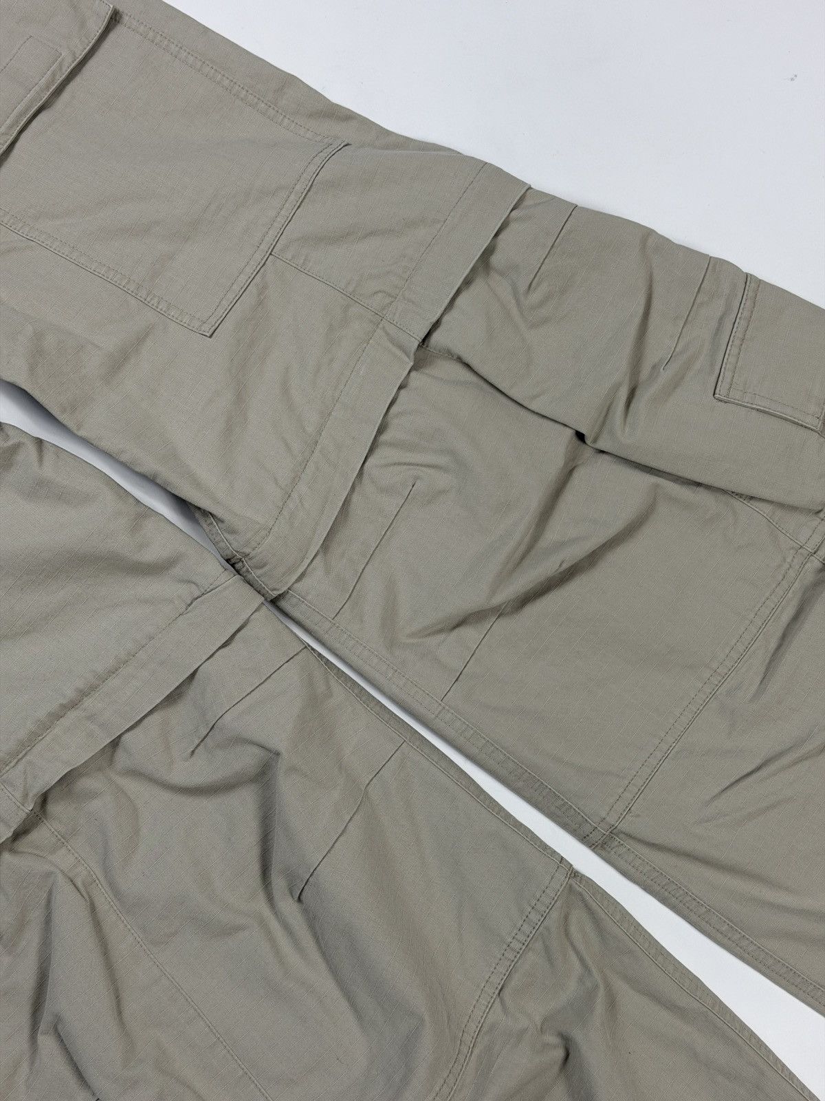 Balenciaga Balenciaga Flared Cargo Pants Beige Ripstop Size US 34 / EU 50 - 4 Thumbnail