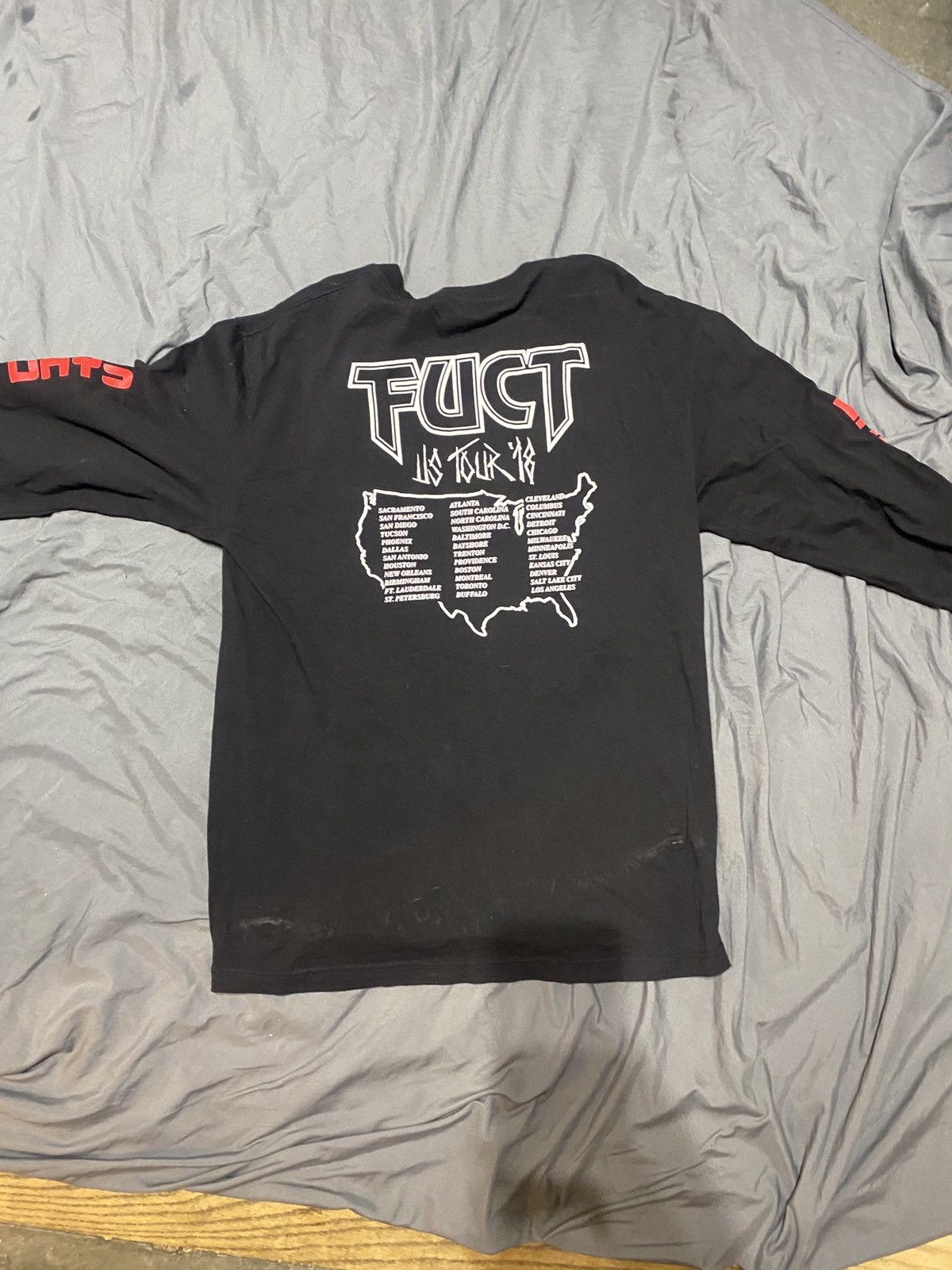FUCT Fuct “End of days” U.S tour long sleeve shirt 2018 Size US L / EU 52-54 / 3 - 6 Thumbnail