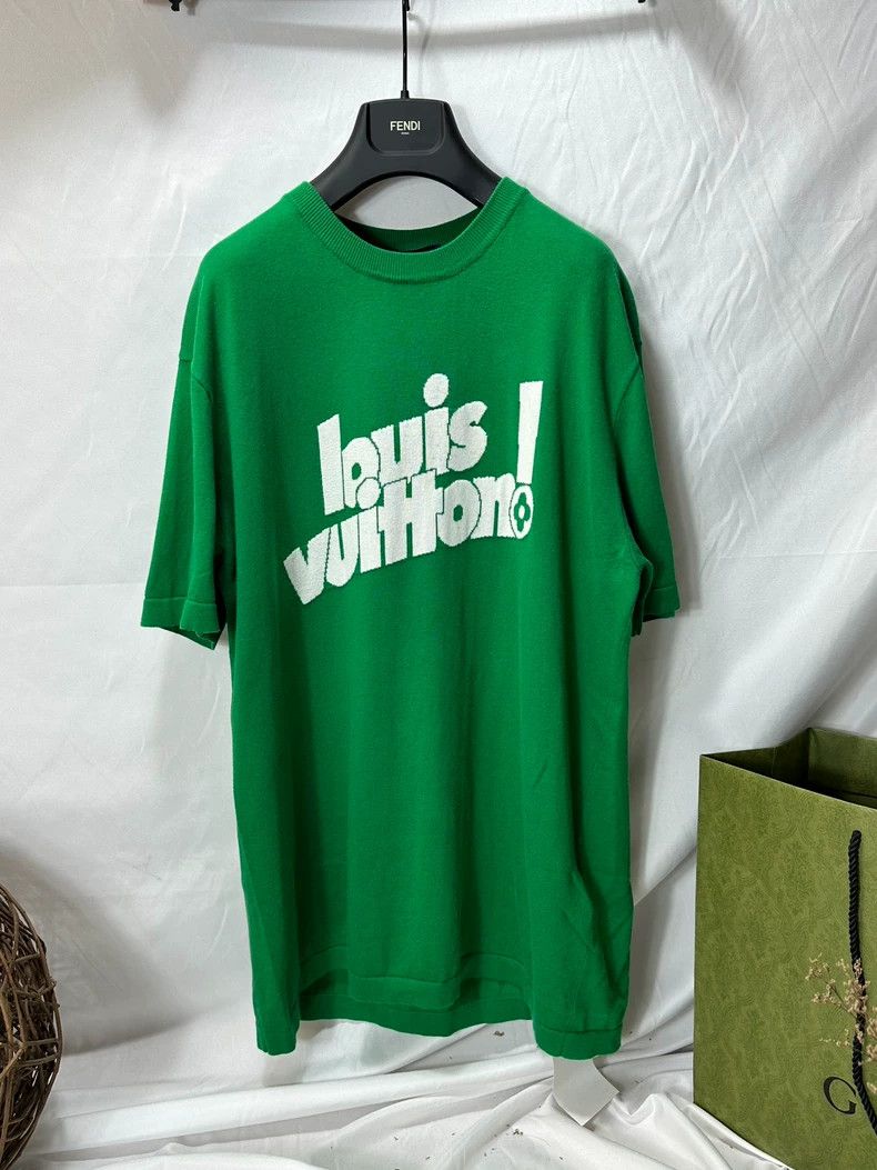 Louis Vuitton Louis Vuitton Crew Neck Logo Print Classic Short Sleeve T-S Size US XL / EU 56 / 4 - 1 Thumbnail
