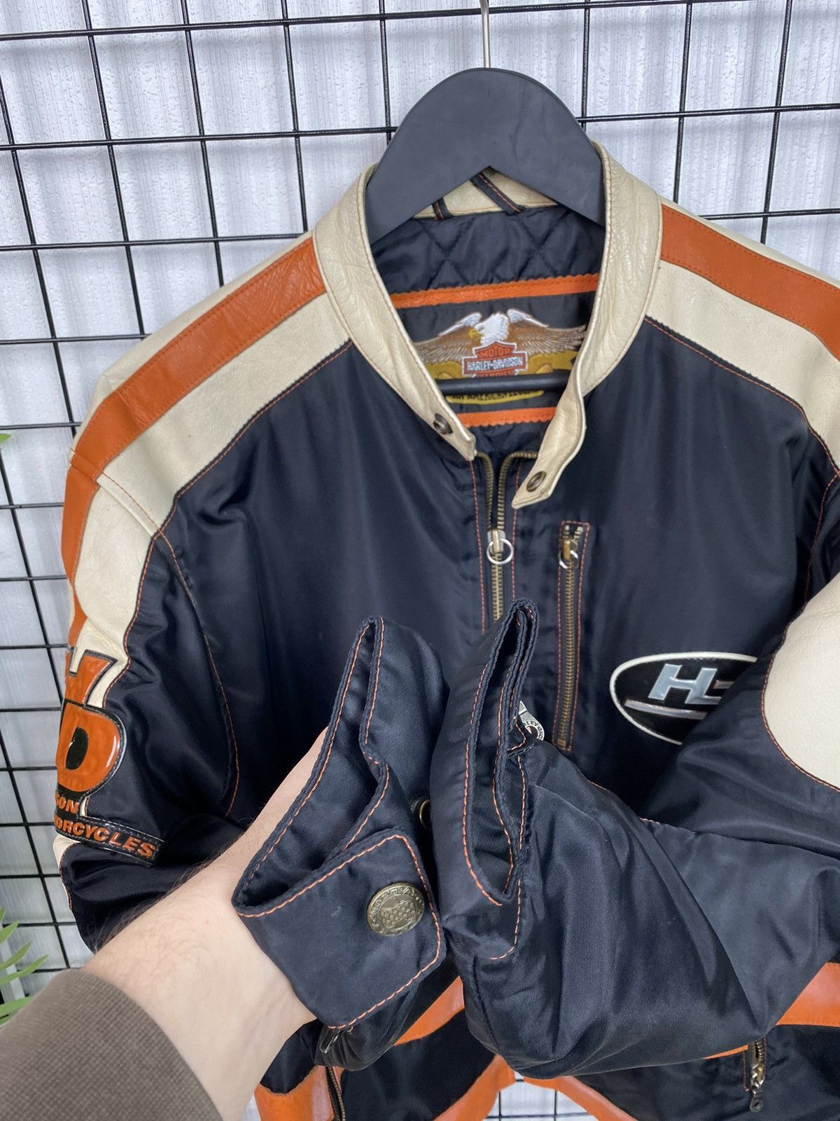 Vintage Harley Davidson Racing Vintage Jacket Bomber Logo Hype Size US L / EU 52-54 / 3 - 15 Thumbnail