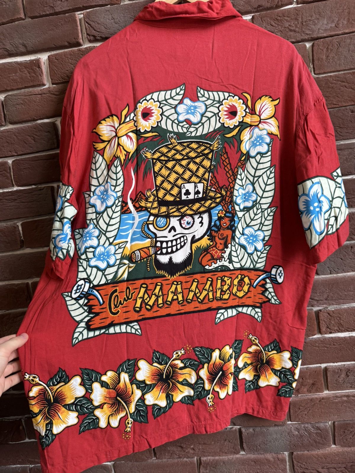 Mambo Vintage 90s MAMBO Shirt Traditional Tattoo Australia Hawaii Size US S / EU 44-46 / 1 - 15 Thumbnail