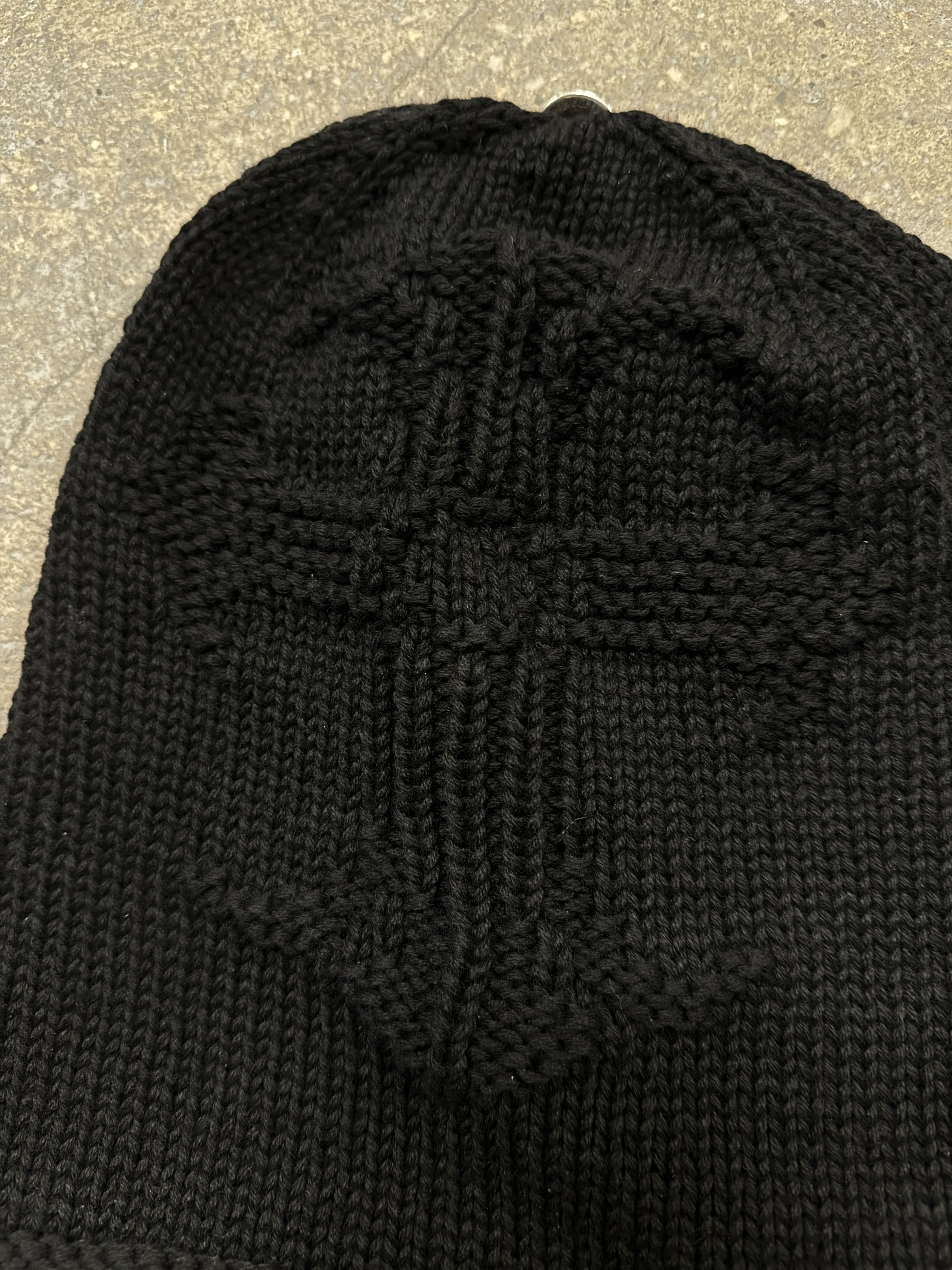 Chrome Hearts CH CASHMERE CROSS WEAVE BEANIE Size ONE SIZE - 10 Thumbnail