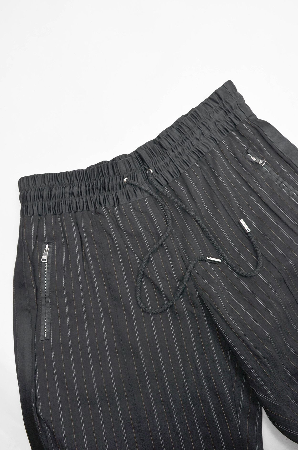 Dolce & Gabbana Dolce & Gabbana Pinstripe Wool Pants Black - Size 38 Size 26" / US 2 / IT 38 - 3 Thumbnail
