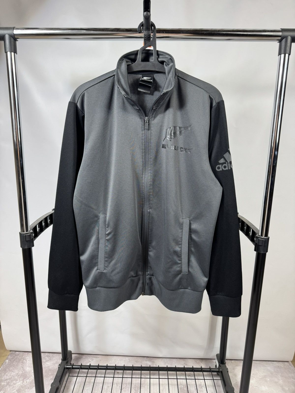 Adidas Adidas All Black Track Jacket Size US M / EU 48-50 / 2 - 1 Thumbnail