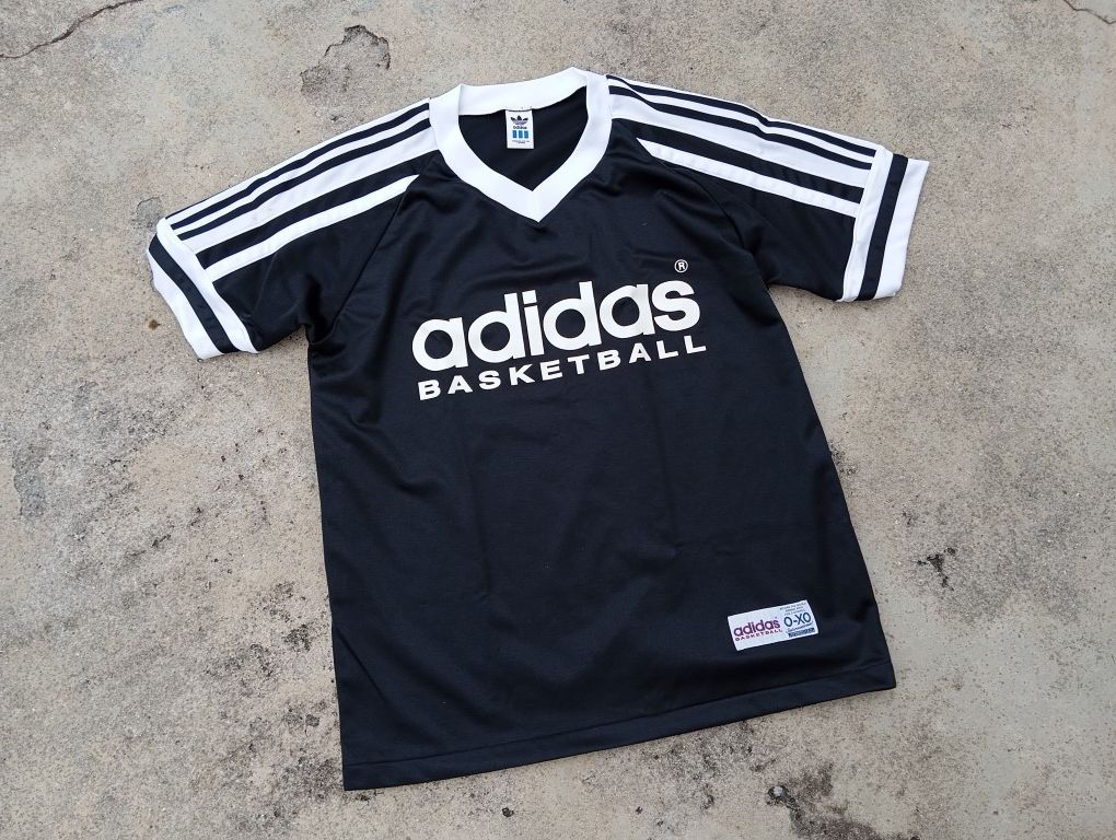 Adidas VTG 80s 90s Adidas Trefoil Vintage Jersey 🏀 Size US L / EU 52-54 / 3 - 2 Thumbnail