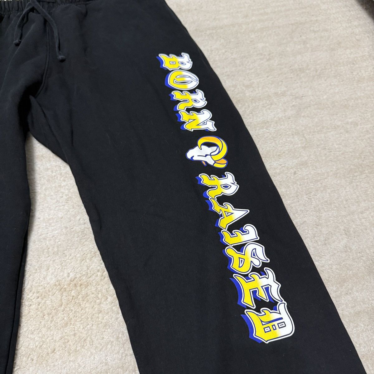 Born X Raised Born X Raised Los Angeles LA Rams Sweatpants Black Men's XL Size US 38 / EU 54 - 3 Thumbnail