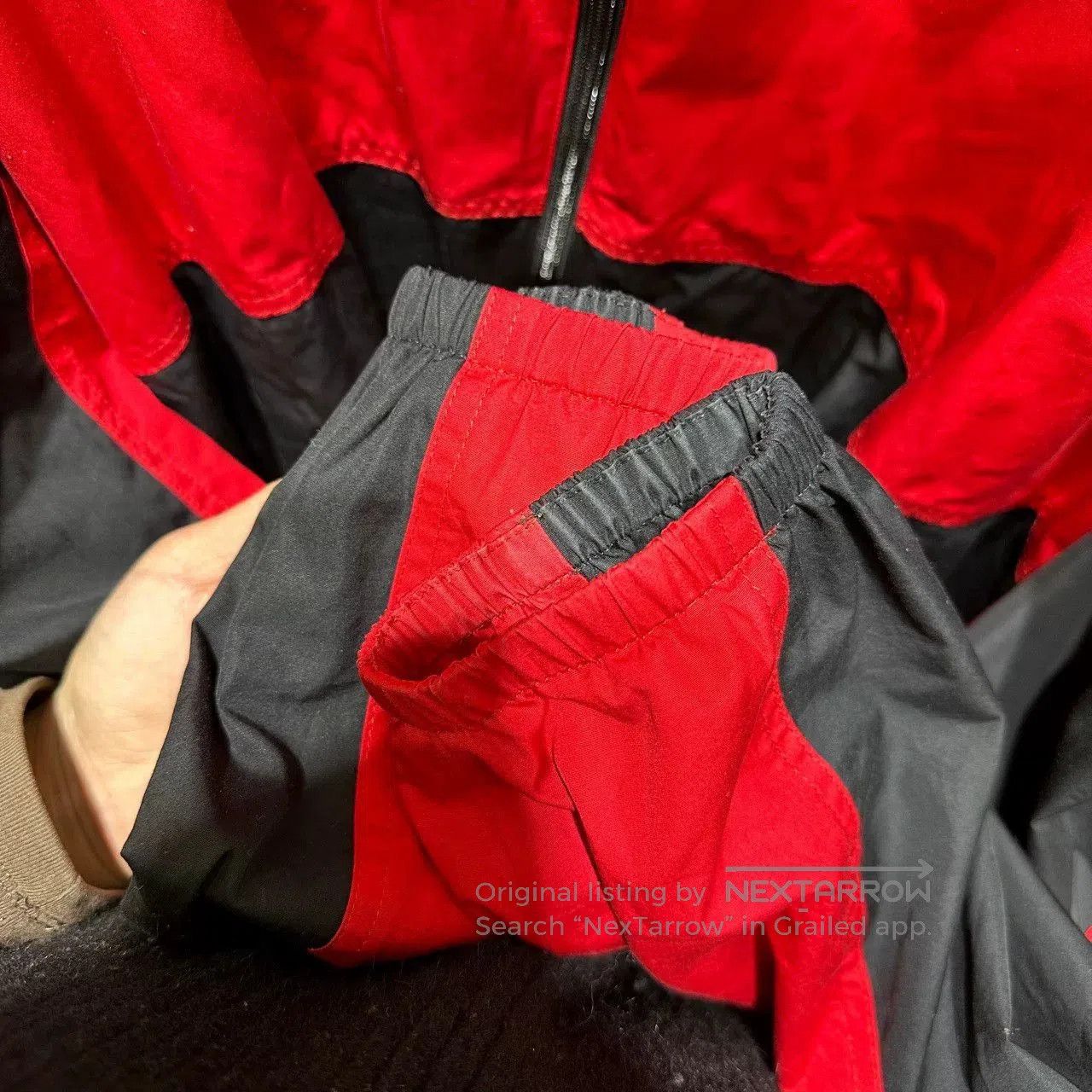 Balenciaga Balenciaga Black Red Embroidered Jacket. Size US XL / EU 56 / 4 - 5 Thumbnail
