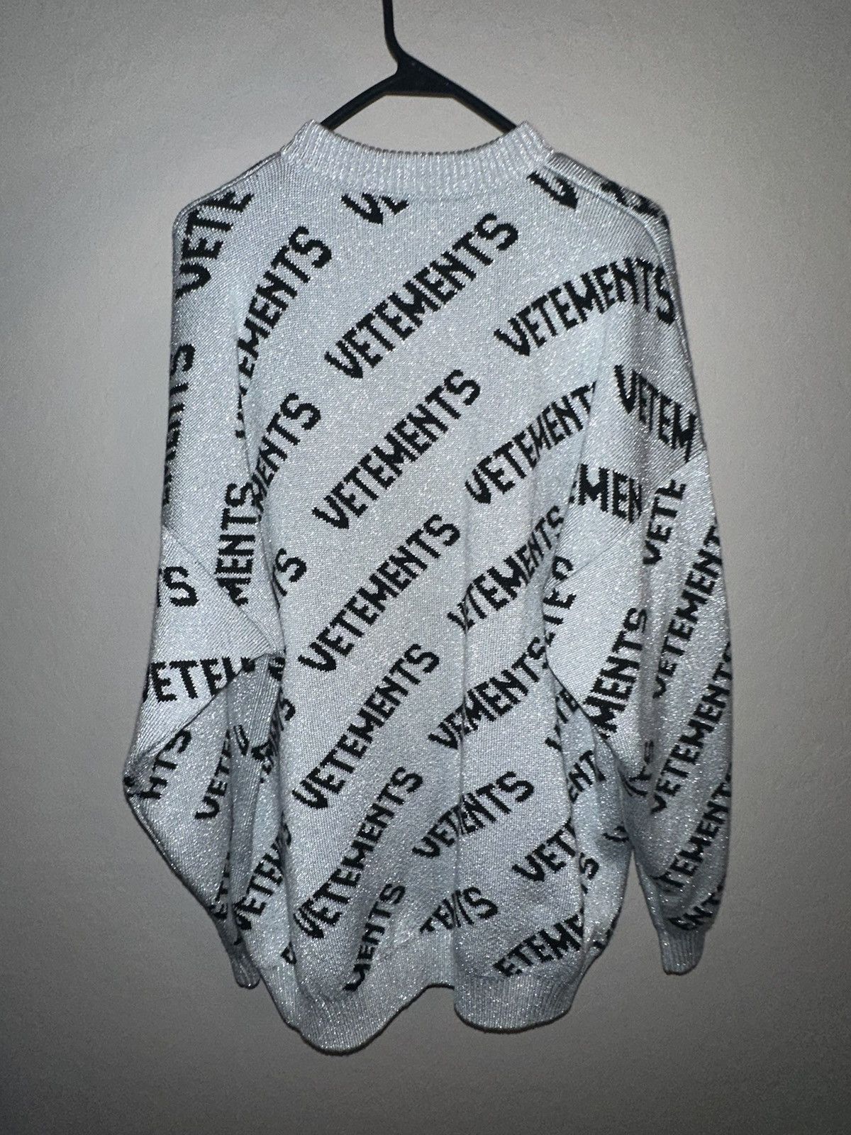 Vetements Lurex Monogram Sweater Size US M / EU 48-50 / 2 - 2 Thumbnail