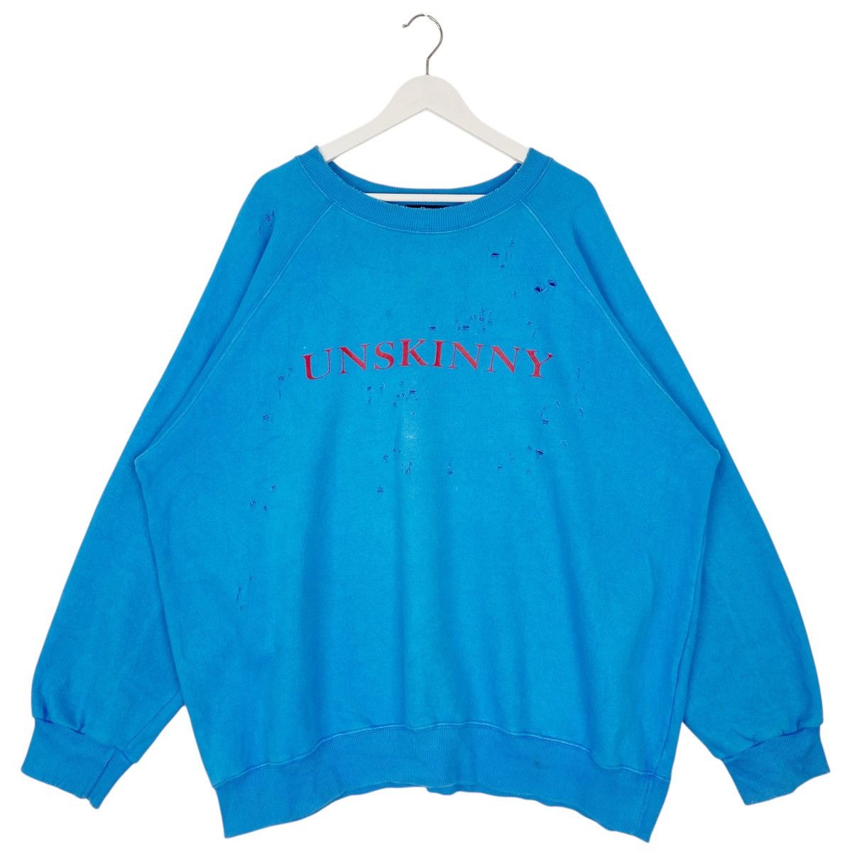 Other Vintage Distressed 5ALL.as Unskinny Sweatshirt Crewneck Blue Size US XL / EU 56 / 4 - 1 Thumbnail