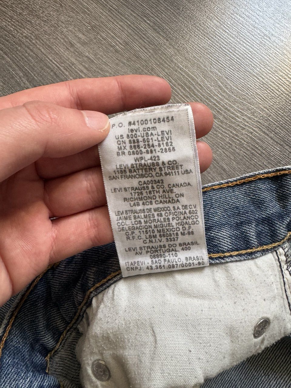 Levi's Disstressed Levi’s 505 Vintage Faded Tab Jeans 33x34 Size US 33 - 9 Thumbnail