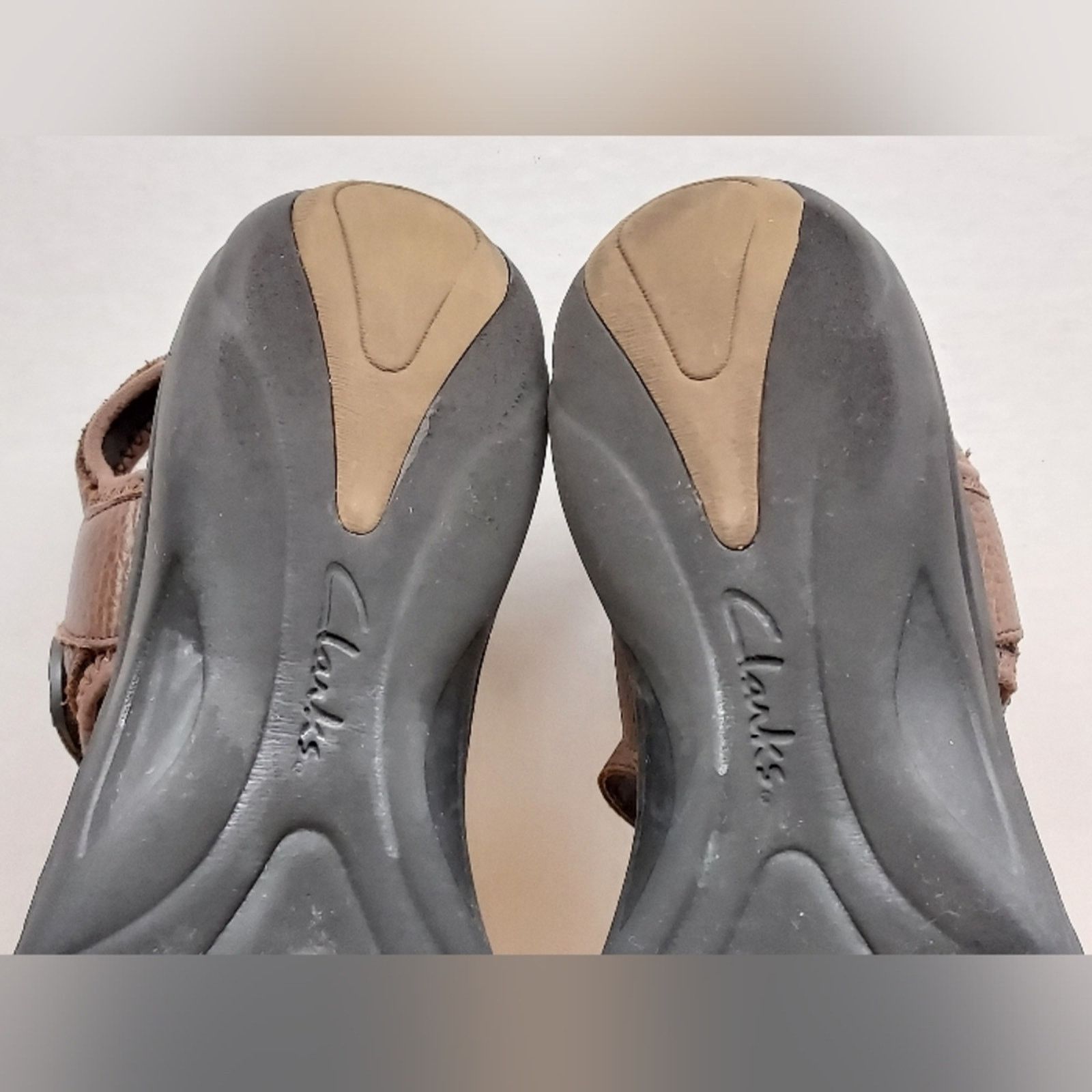 Clarks Clarks Womens Brown Rise Leather Sandals Size 8.5 Size US 8.5 / IT 38.5 - 9 Thumbnail
