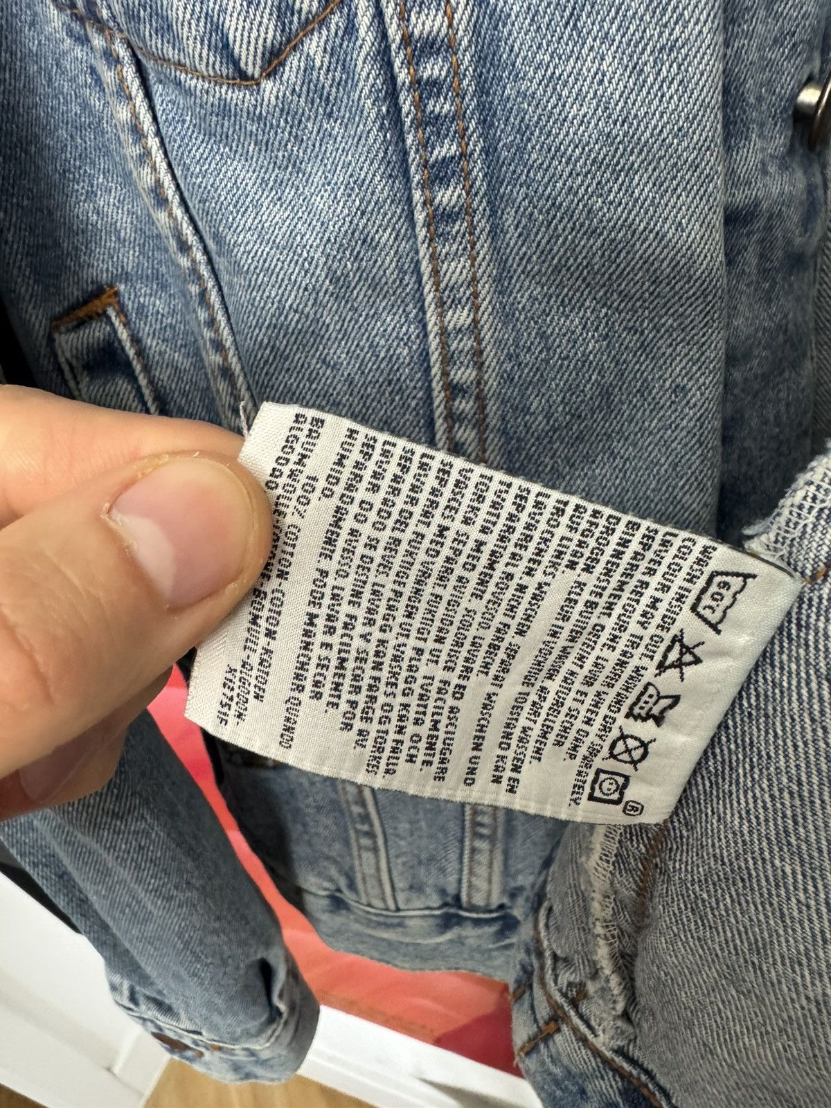 Levi's Levis Vintage Denim Trucker Jacket 70503 90s Jeans Tunisia Size US XL / EU 56 / 4 - 6 Thumbnail