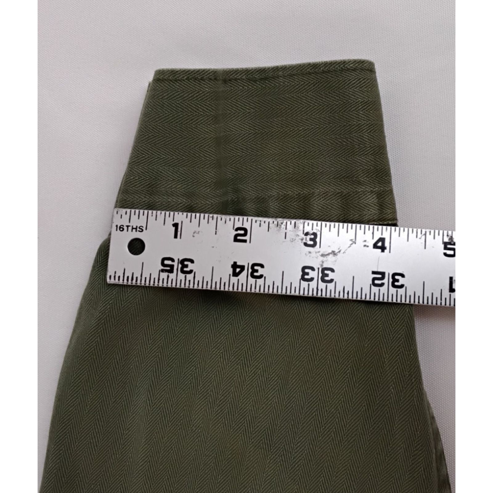 Other USMC Uniform Shirt Men's S Green Herringbone Twill VTG 40s Size US S / EU 44-46 / 1 - 16 Thumbnail