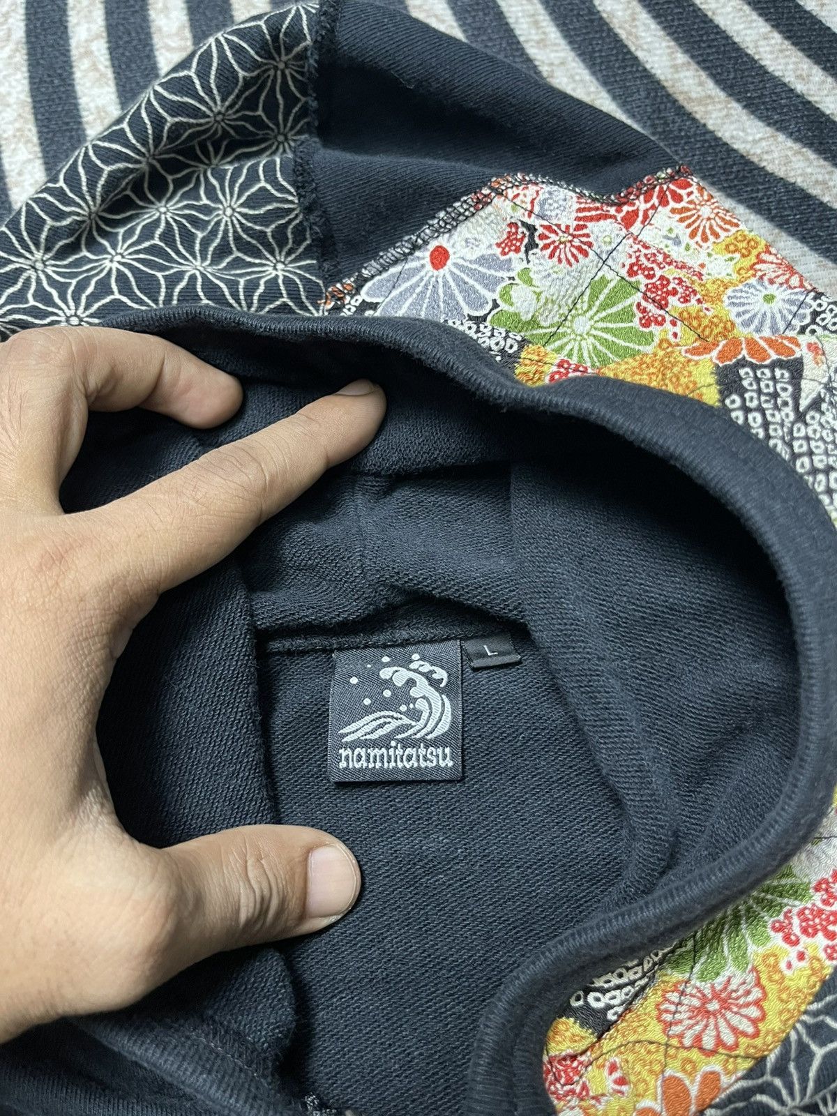 Kapital 00s KAPITAL INSPIRED BRAND NAMITATSU PATCHWORK ZIPPER HOODIE Size US M / EU 48-50 / 2 - 10 Thumbnail