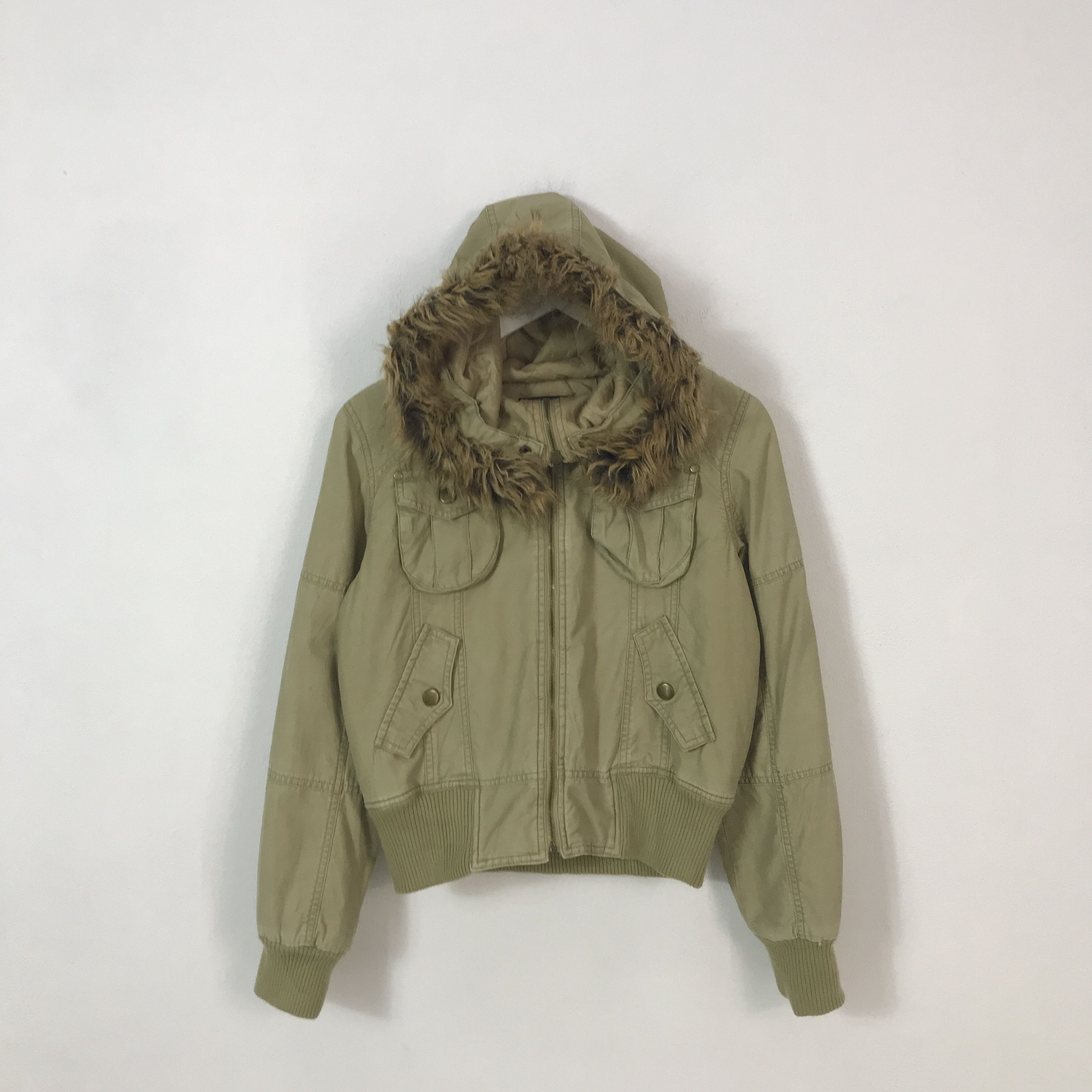 Japanese Brand vintage Japan style m-ii fur hoodie jacket K61B18 Size US M / EU 48-50 / 2 - 1 Thumbnail