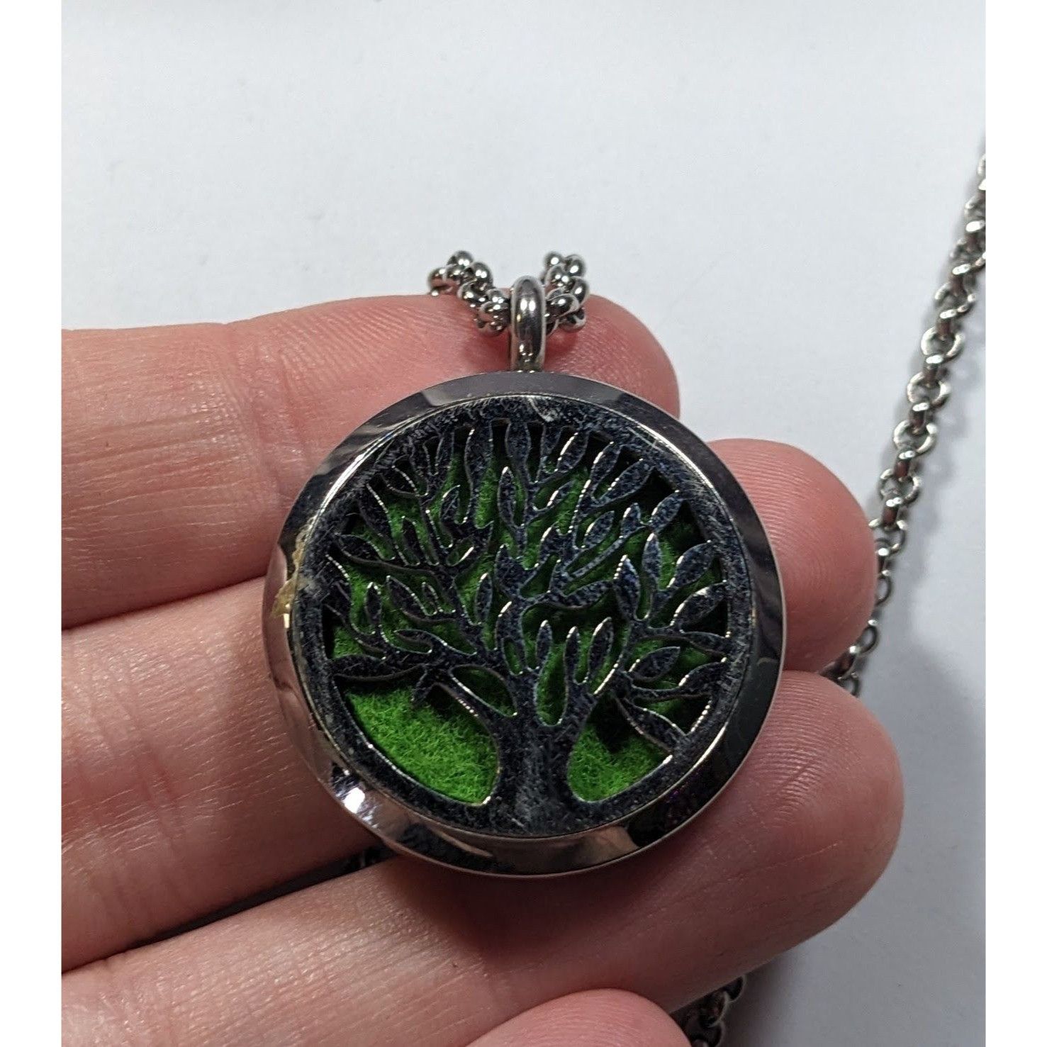 Other Nature Inspired Aromatherapy Pendant Necklace With Tree Deta Size ONE SIZE - 7 Thumbnail