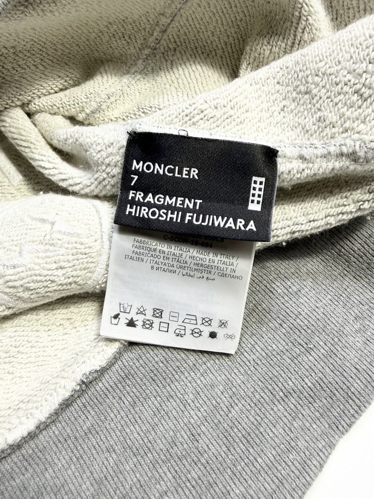 Moncler Moncler Genius - 7 Moncler Fragment Logo-Embroidered Size US S / EU 44-46 / 1 - 8 Thumbnail