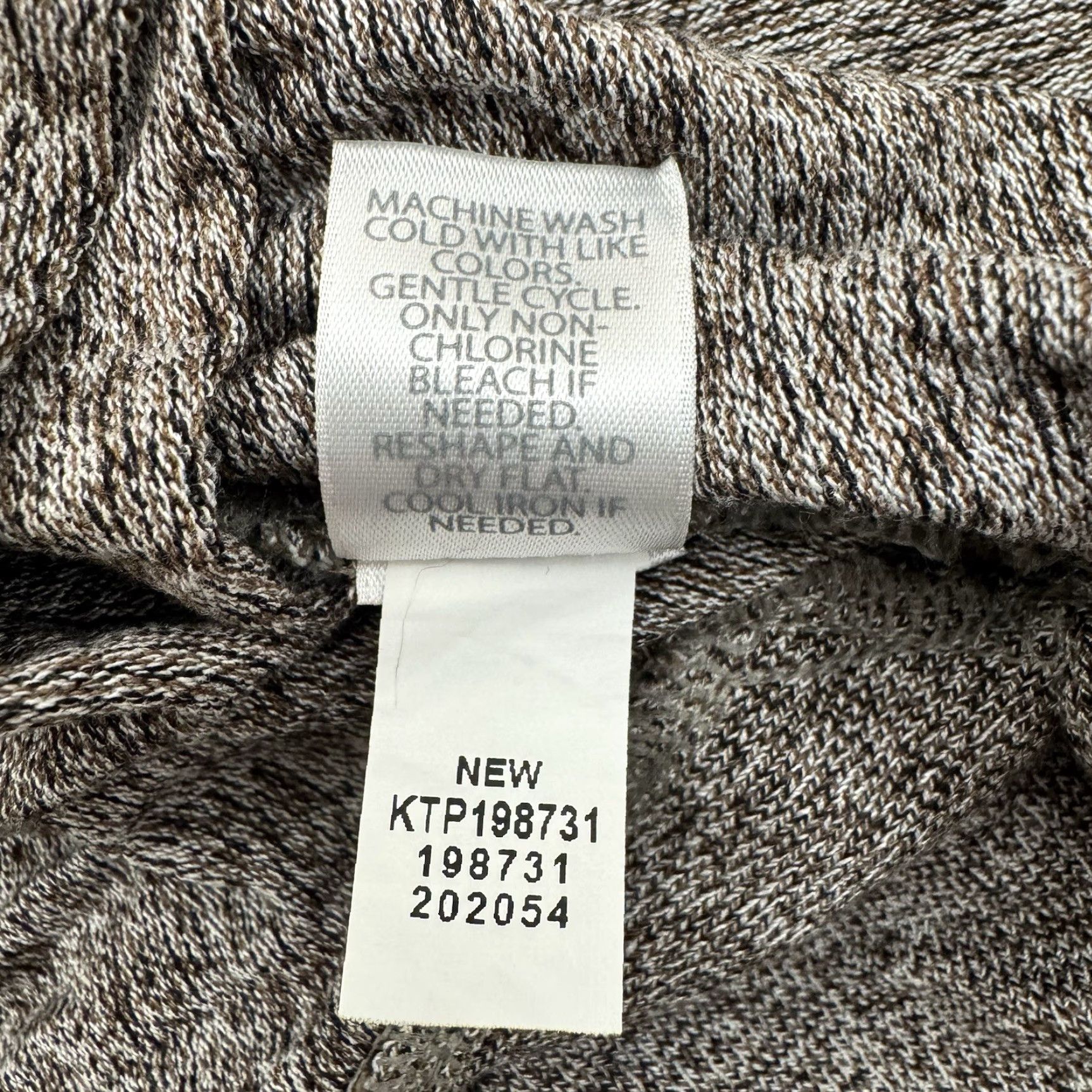 J. Jill J. Jill Wearever Collection Blouse M Regular Women Short Sleeve Pullover Gray Knit Office Casual Chic Basic Classic Size M / US 6-8 / IT 42-44 - 7 Thumbnail