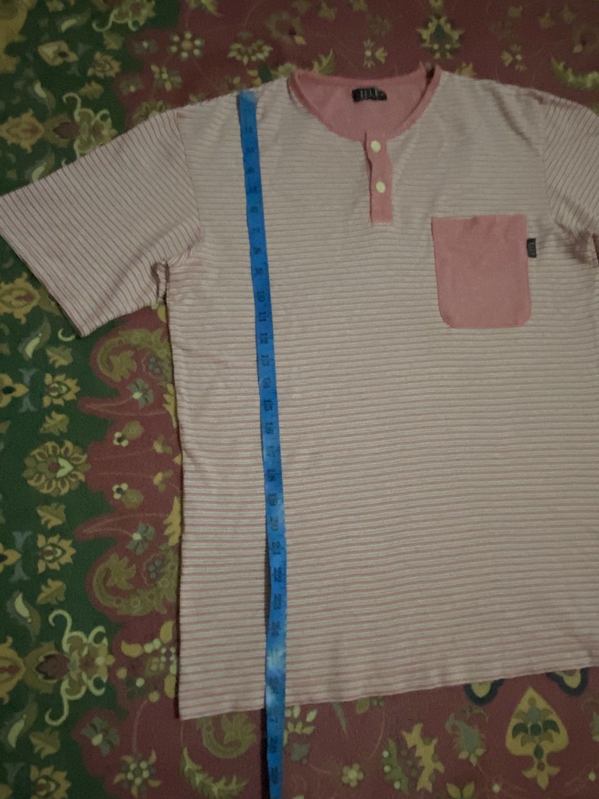 Japanese Brand Vintage ELLE HOMME Striped Single Pocket M Size US M / EU 48-50 / 2 - 8 Thumbnail