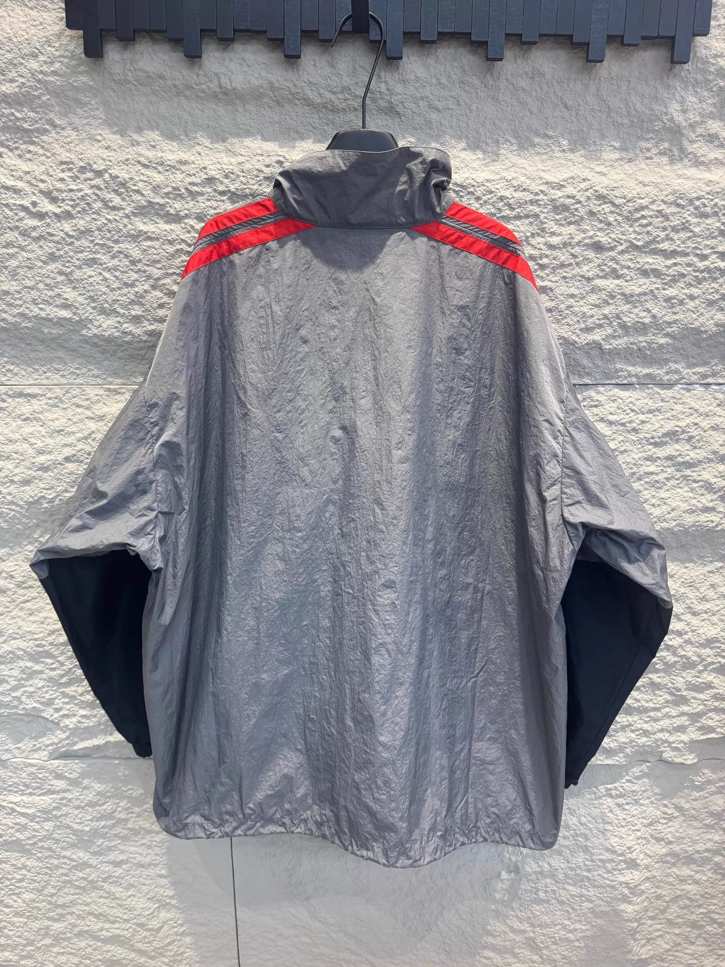 Balenciaga Balenciaga Men's G-B-R Colorblocked Nylon Logo Jacket 50 Size US M / EU 48-50 / 2 - 3 Thumbnail