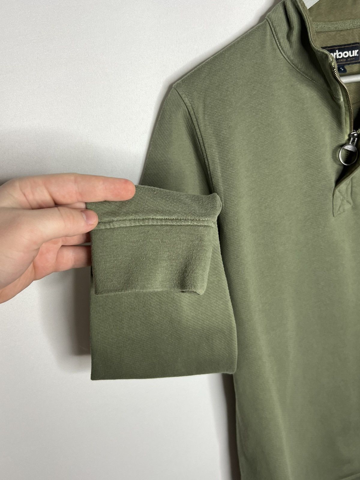 Barbour Barbour 1/3 Zip Pullover Sweatshirt Jumper Vintage Size US S / EU 44-46 / 1 - 6 Thumbnail