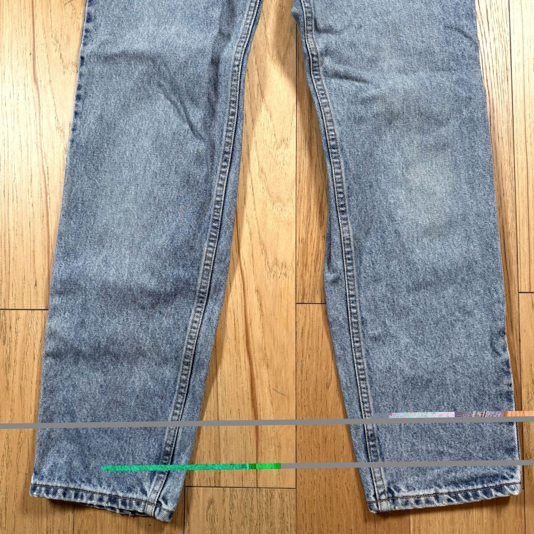 Levi's VINTAGE Levi’s 550 Jeans Womens 6 Light Wash Relaxed Tapered Fit Blue 90s Y2K Pants Mens Womens Girls Size 28" / US 6 / IT 42 - 2 Thumbnail