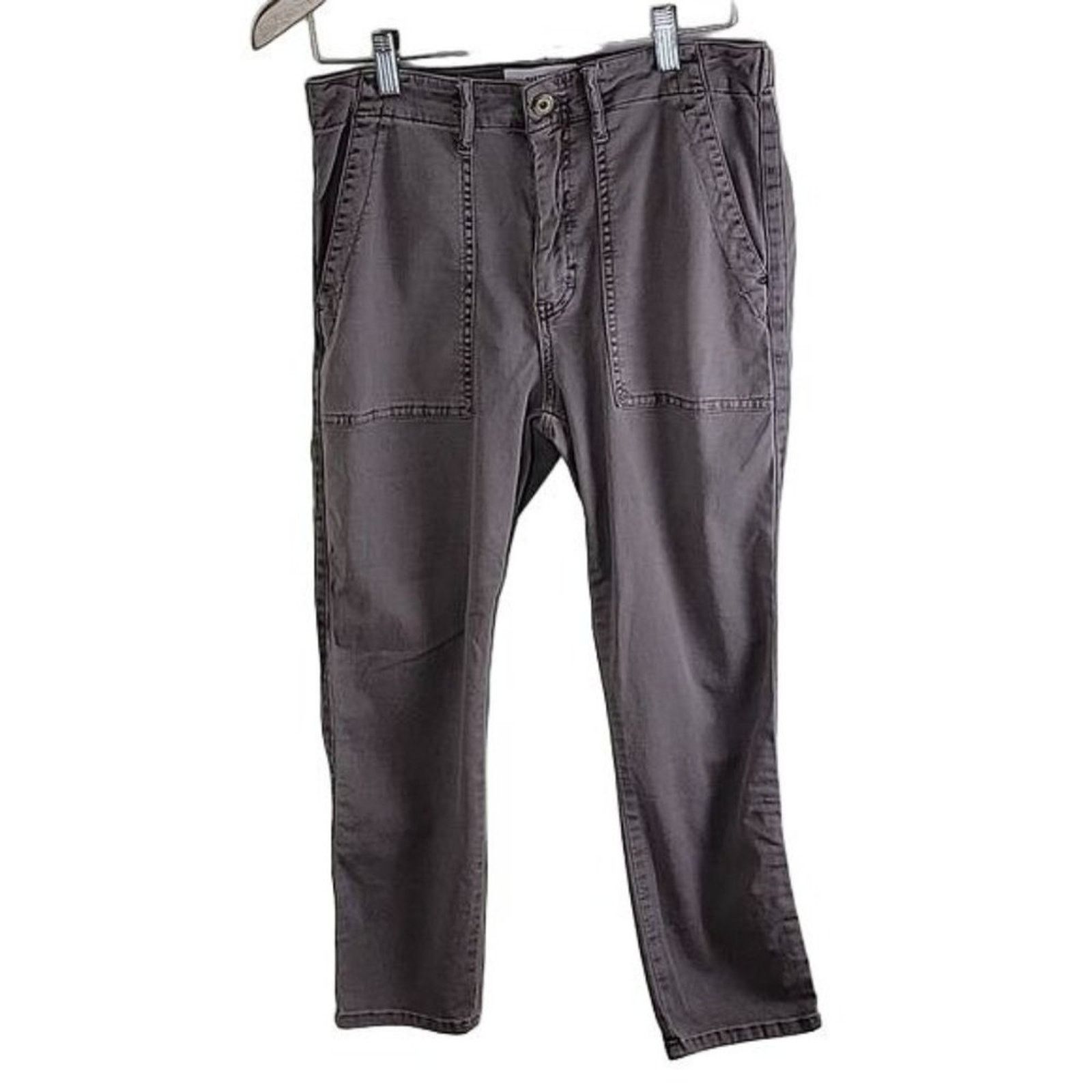 Pistola PISTOLA Women's Mid Rise Brown Cargo Pants Cotton Blend Size 30" / US 8 / IT 44 - 1 Thumbnail