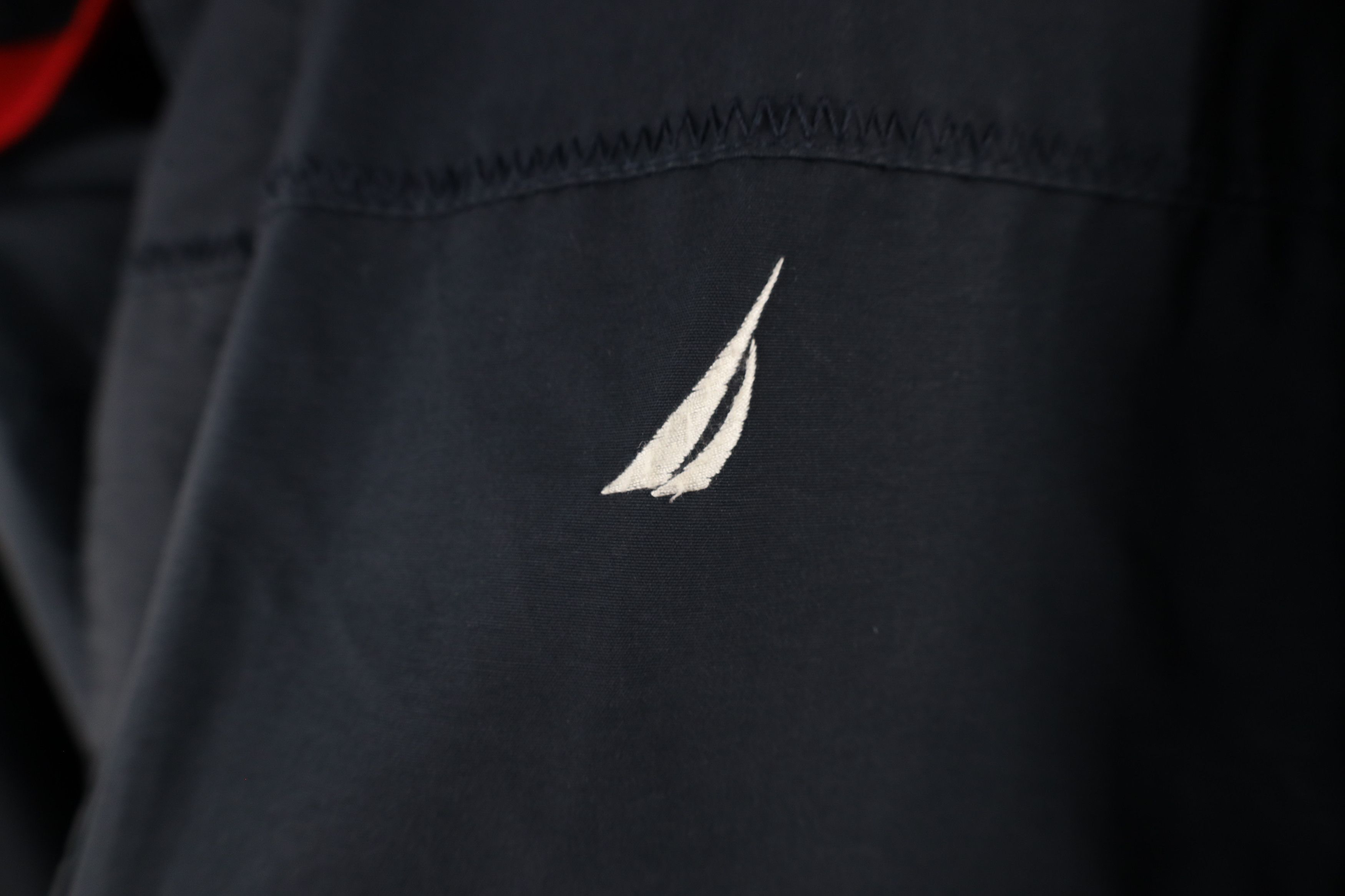 Nautica × Vintage Vintage 90s Nautica Hooded Sailing Windbreaker Jacket Size US L / EU 52-54 / 3 - 5 Thumbnail