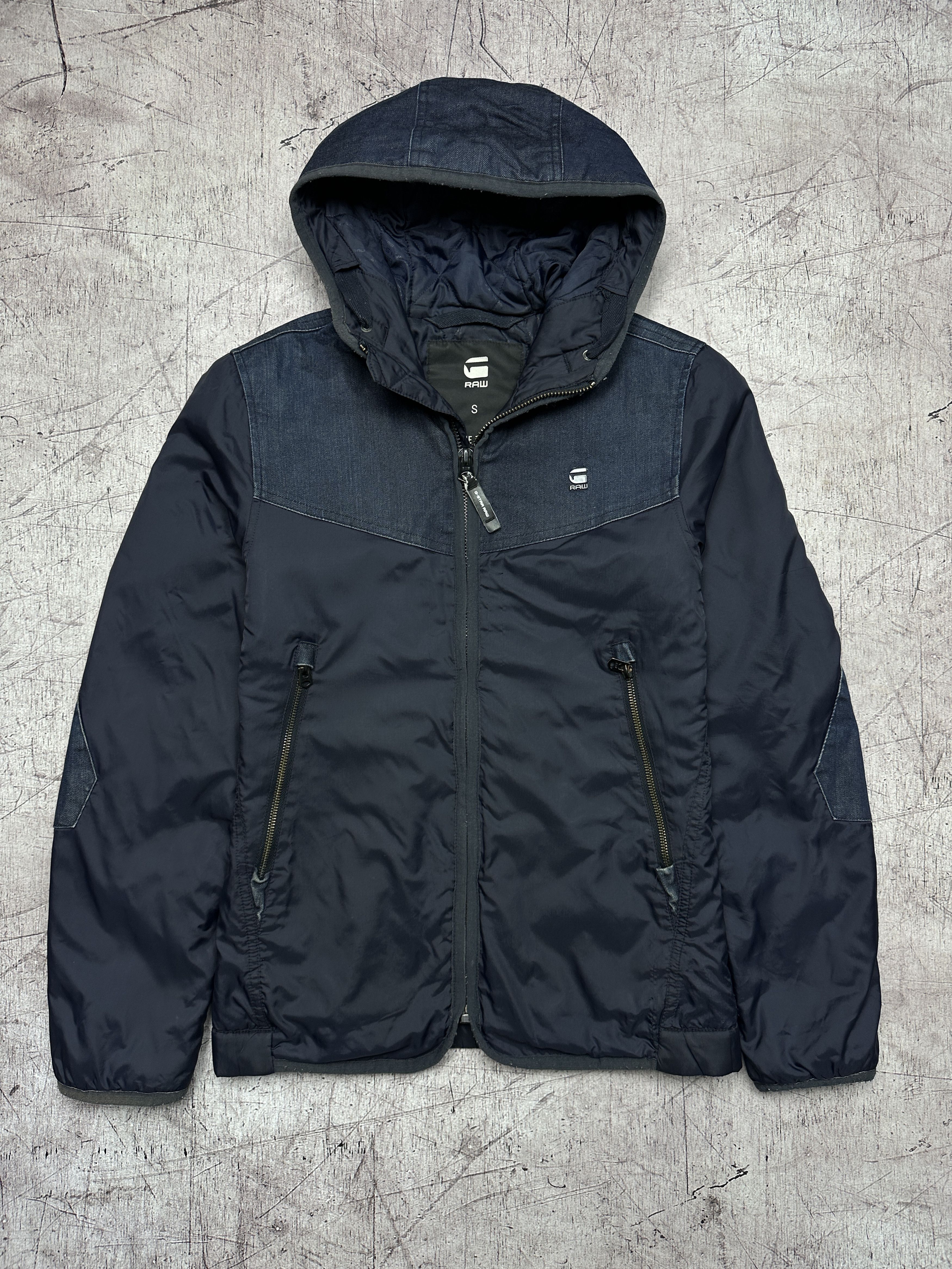 G-Star G Star Raw Mens Setscale Denim Hooded Overshirt Jacket Size US S / EU 44-46 / 1 - 1 Thumbnail