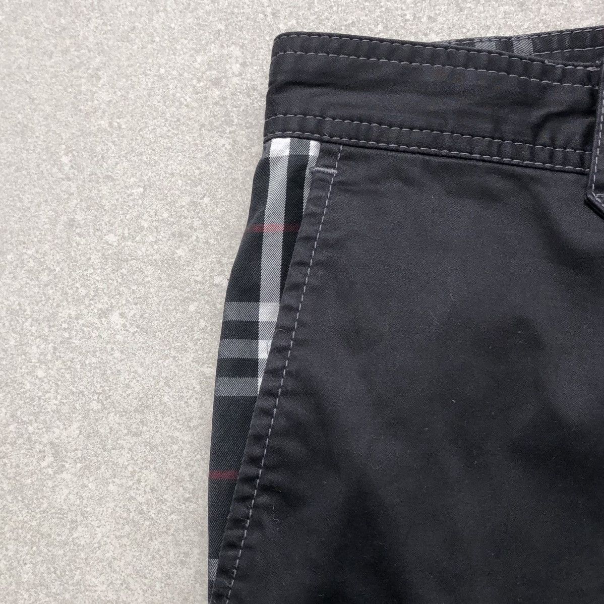 Burberry Burberry Black Label Men’s Cargo Pocket Black Pants Size US 32 / EU 48 - 3 Thumbnail