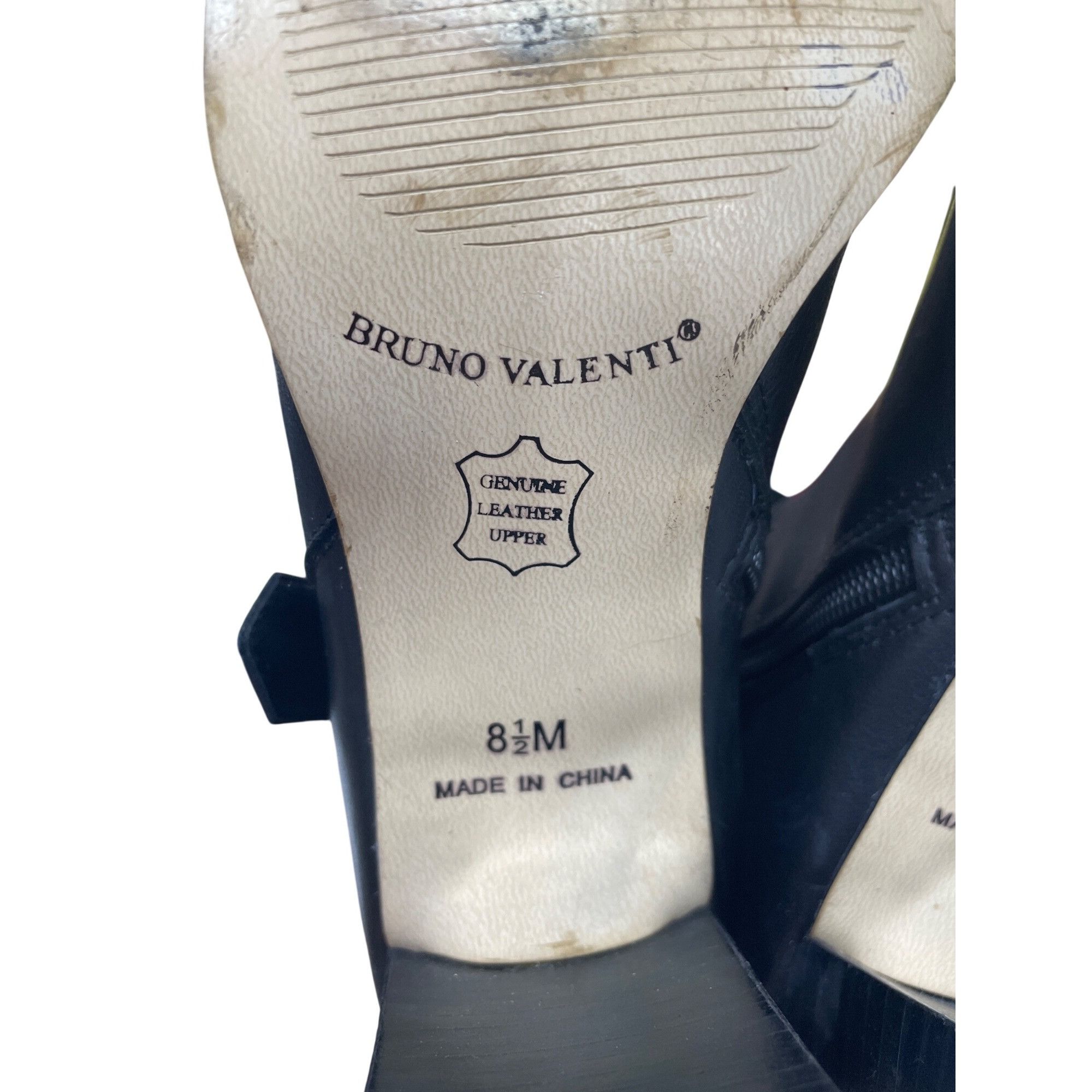 Other Bruno Valenti Womans Black Leather 3' Riding Equestrian Boot Size US 8.5 / IT 38.5 - 6 Thumbnail