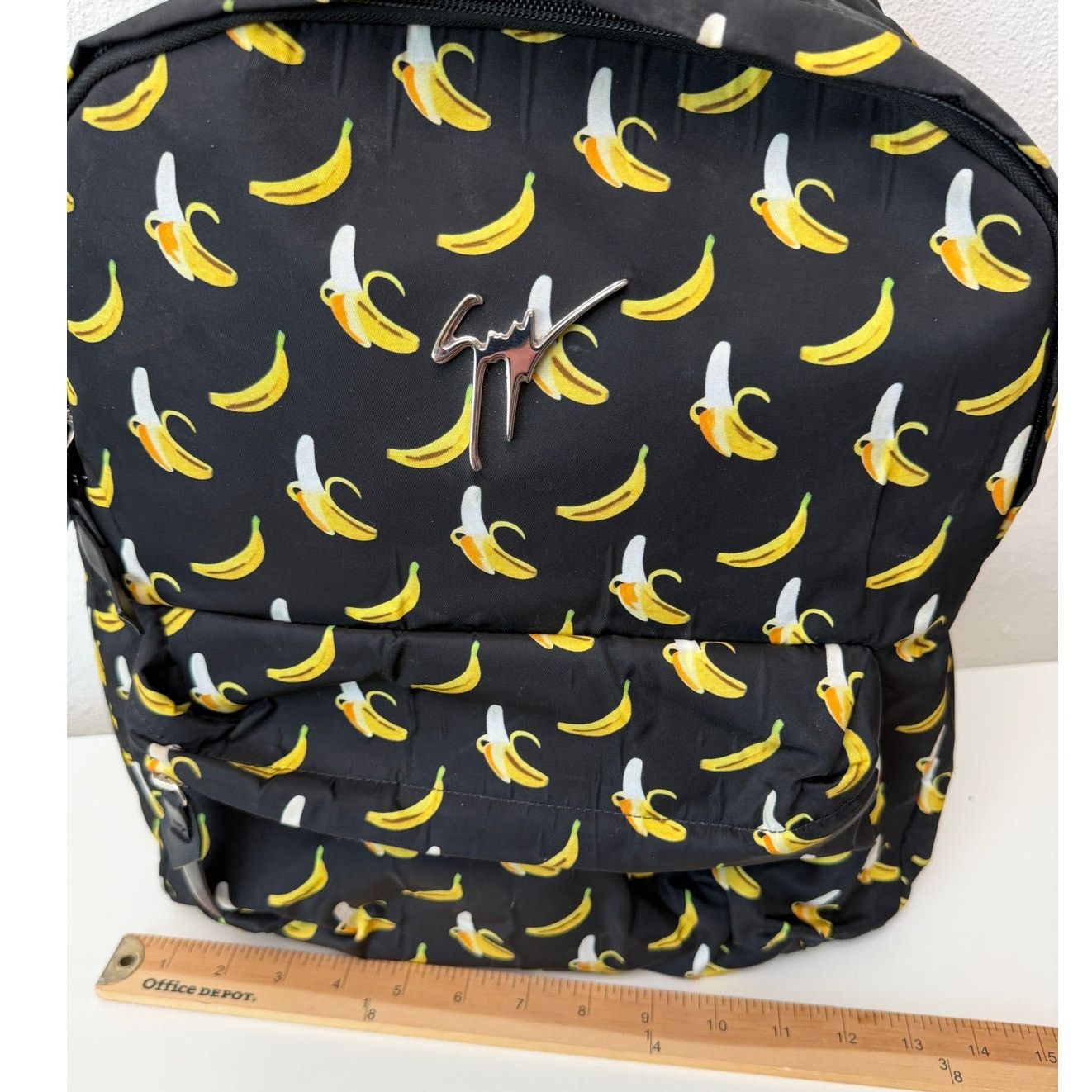 Giuseppe Zanotti Giuseppe Zanotti Banana Print Nylon Backpack Designer Luxury Size ONE SIZE - 17 Thumbnail