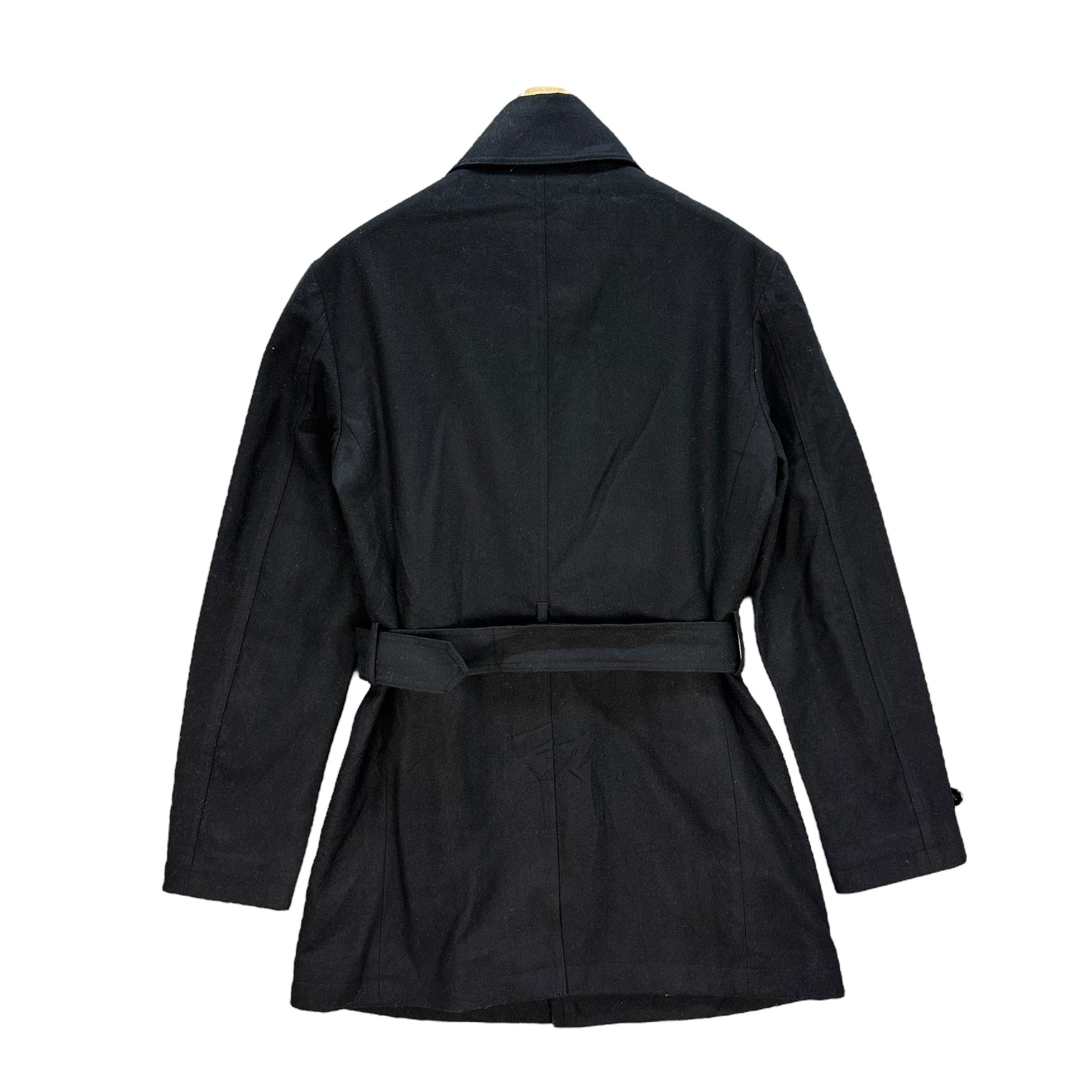 semanticdesign SEMANTIC DESIGN Black Wool Belted Jacket #A53-1223 Size M / US 6-8 / IT 42-44 - 12 Thumbnail