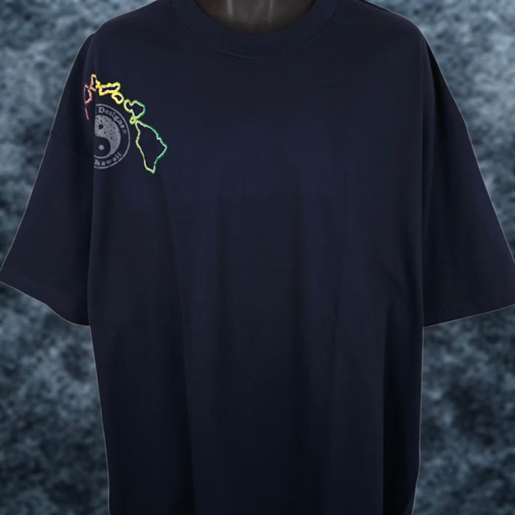 Vintage VINTAGE T&C Surf Designs T Shirt Mens 3XL Blue Hawaii 50th State Surf 2000s Tropic US Theme Men Shirt Blue T-Shirt Vintage 3XL Mens Size US XXL / EU 58 / 5 - 1 Thumbnail