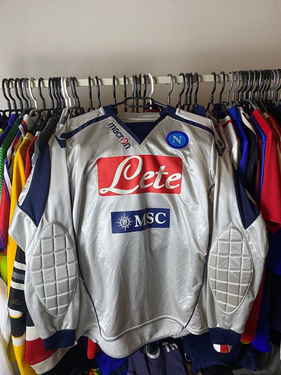 Macron Macron Napoli match worn goalkeeper jersey Size US M / EU 48-50 / 2 - 1 Thumbnail