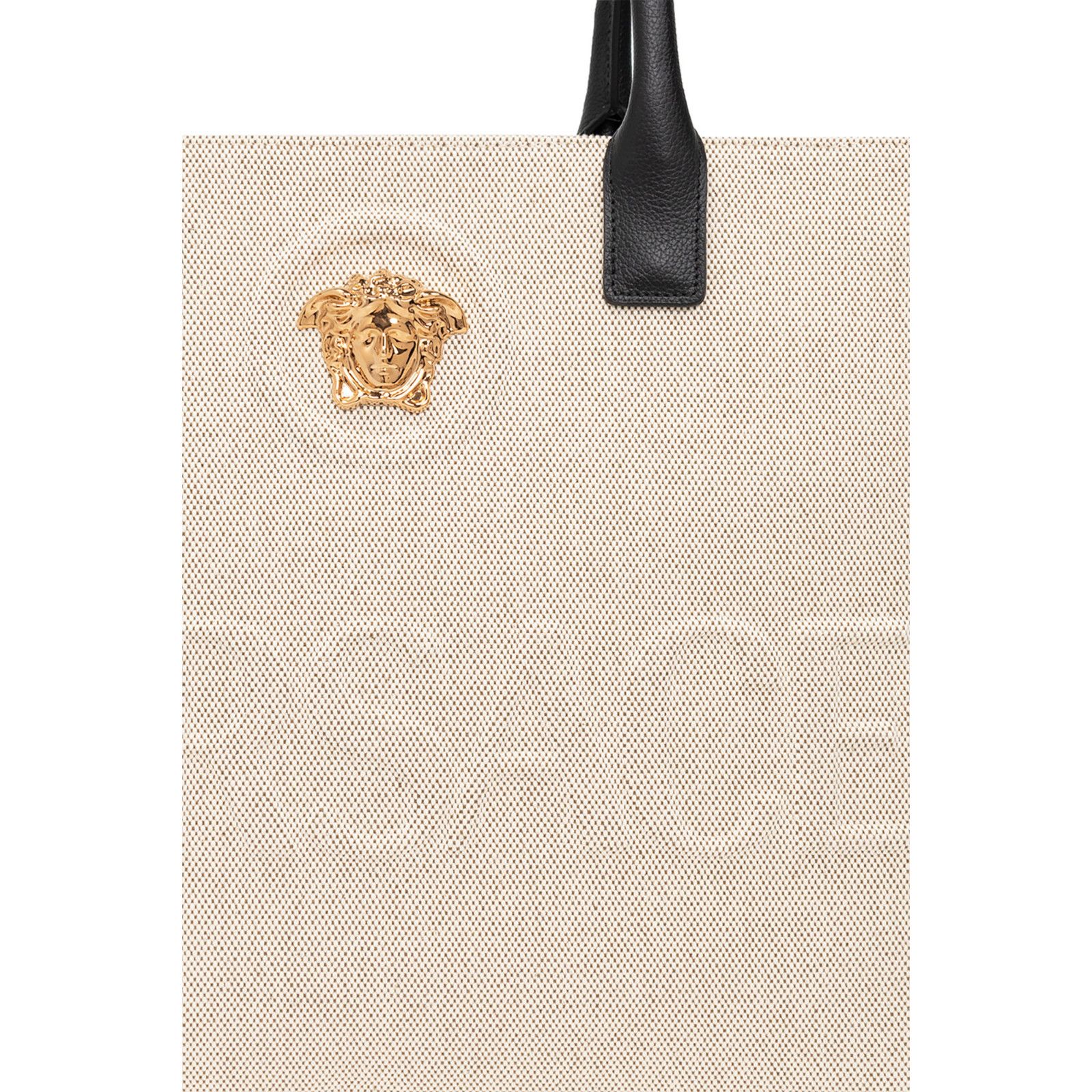 Versace VERSACE La Medusa Beige Fabric Shopper Tote Bag New & Authen Size ONE SIZE - 5 Thumbnail