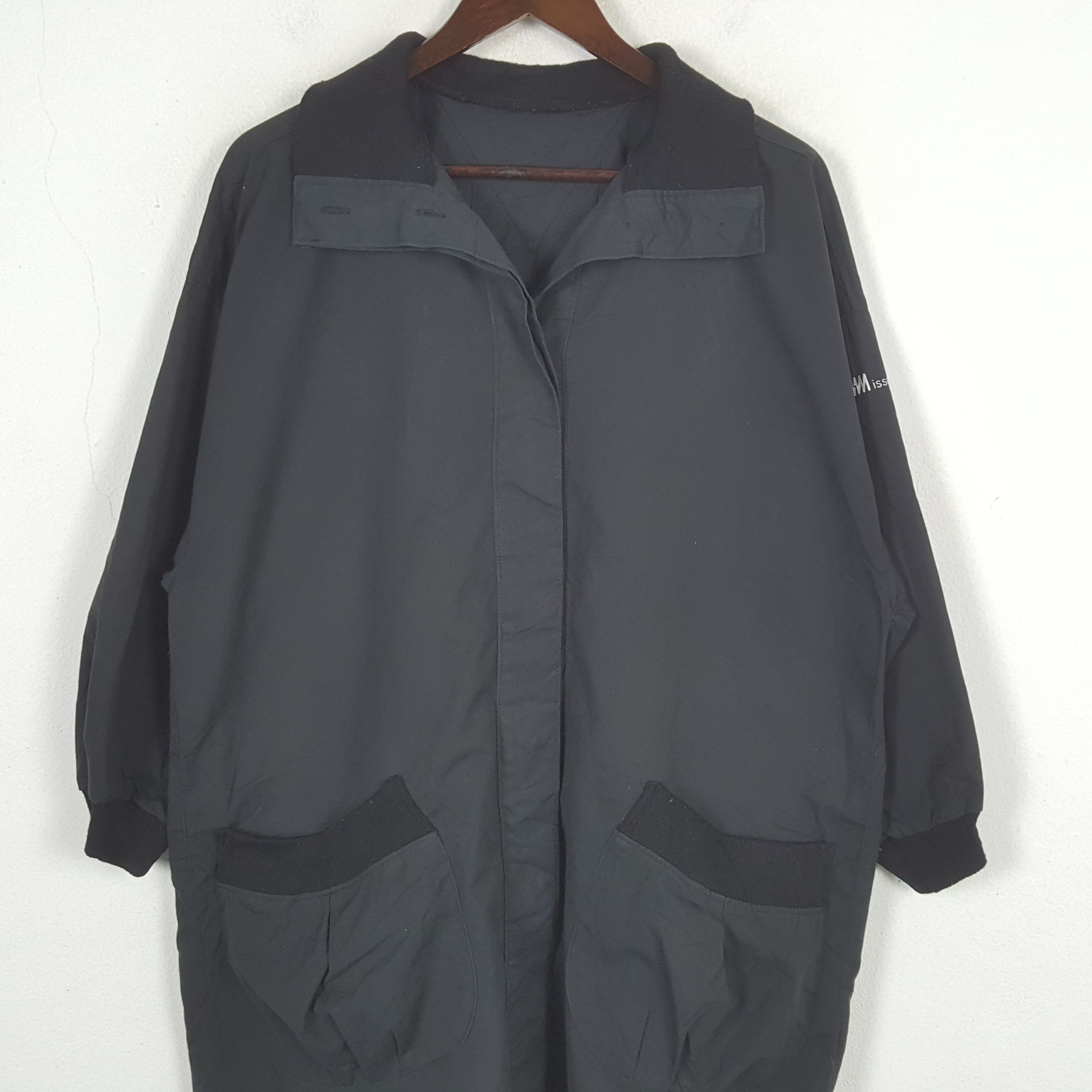 Issey Miyake × Japanese Brand × Vintage Vintage Issey Miyake Japanese Brand Long Jacket Size XXL / US 16-18 / IT 52-54 - 2 Thumbnail