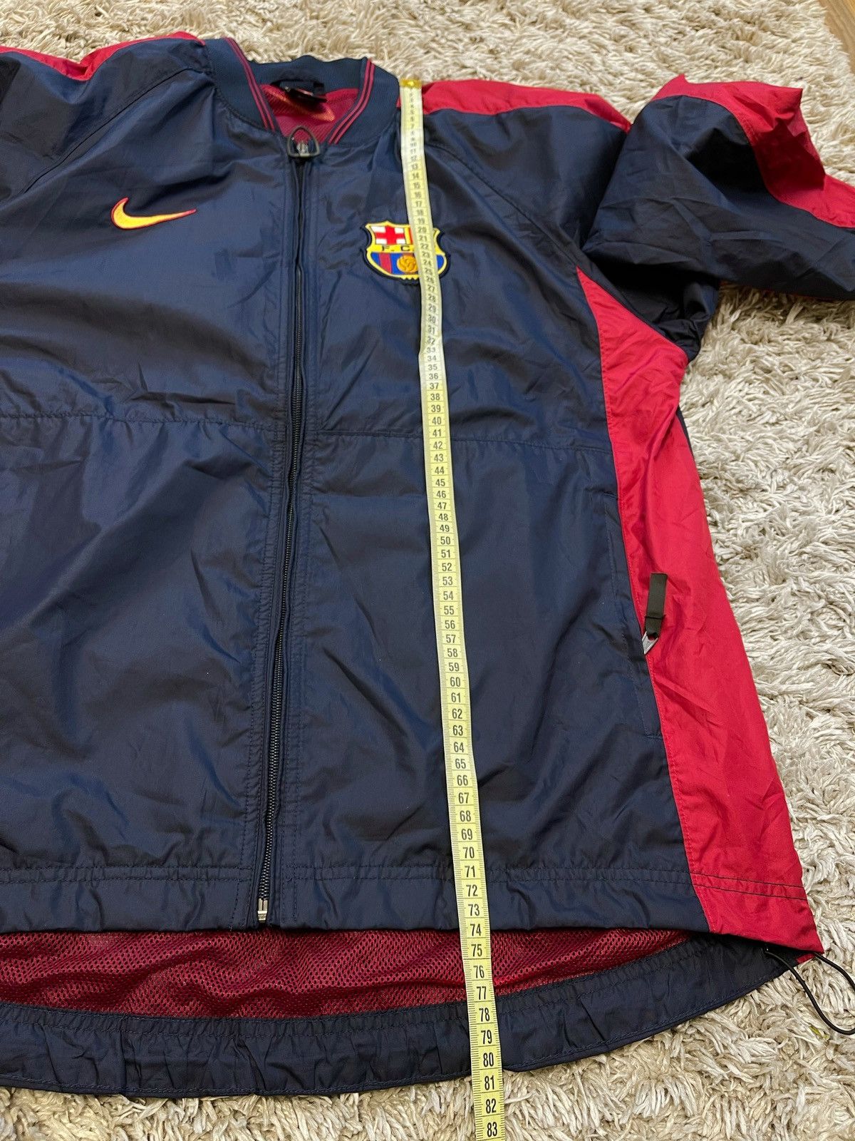 Vintage Barcelona 1998 2000 Track Top Jacket Football Full Zip Nike Size US M / EU 48-50 / 2 - 14 Thumbnail