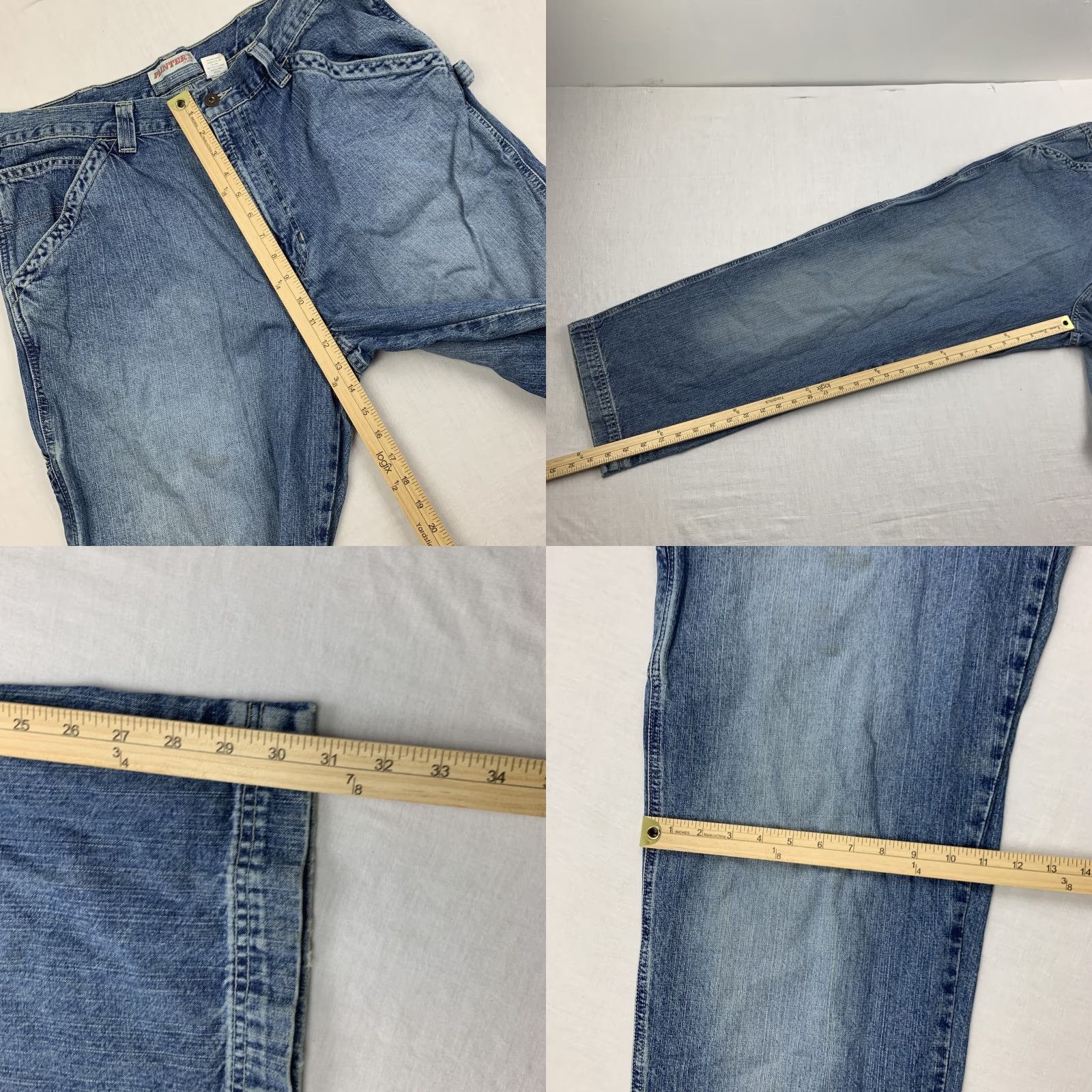 Old Navy VINTAGE Old Navy Jeans Adult 36x32 Blue Baggy Fit Grunge USA 90s Mens Size US 36 / EU 52 - 8 Thumbnail