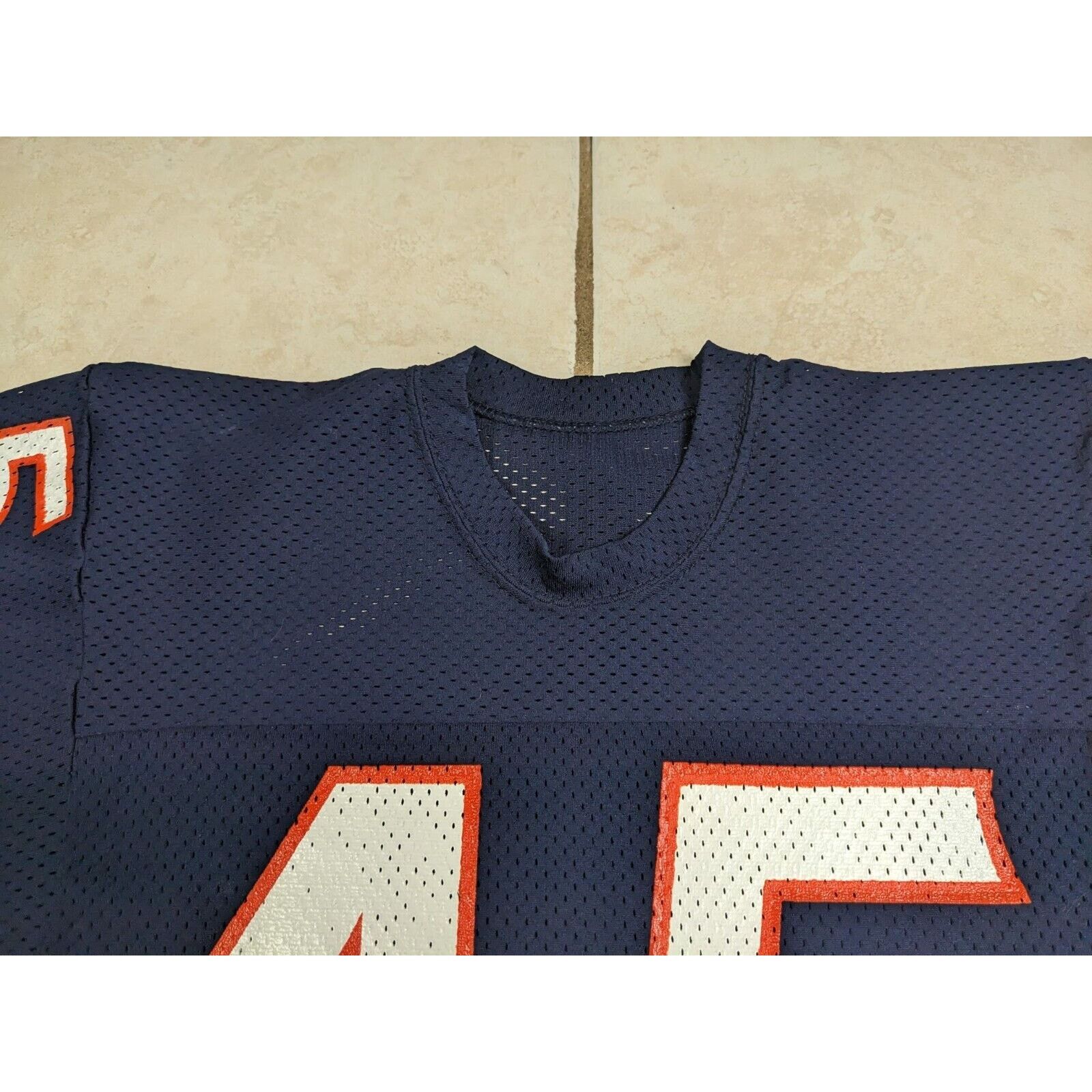 MacGregor Vtg 1980s Sand Knit Chicago Bears Gary Fencik #45 Jersey USA Size US S / EU 44-46 / 1 - 6 Thumbnail